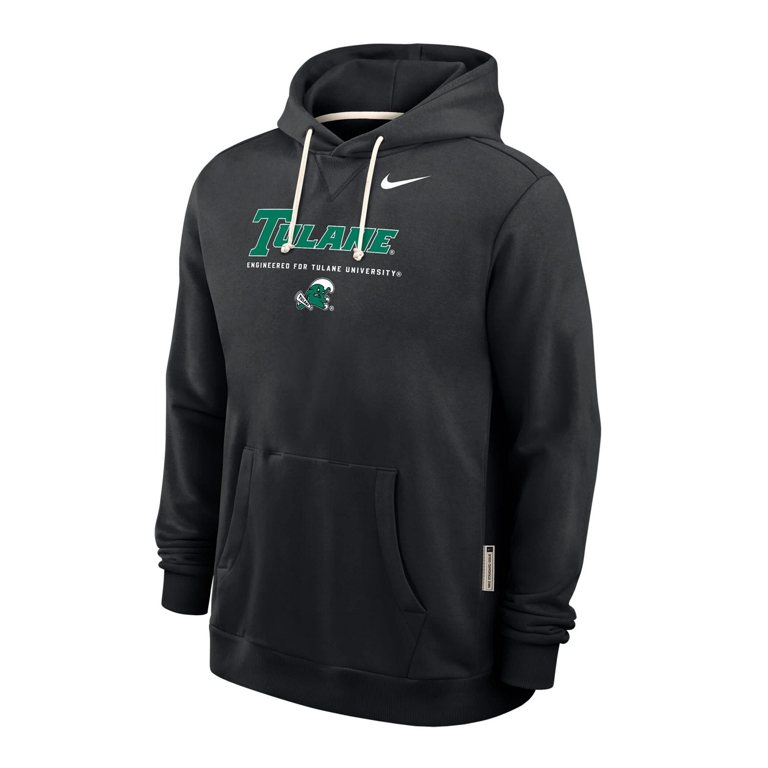 Nike Tulane Green Wave 2025 Sideline Standard Issue Dri-FIT Hoodie - view number 2