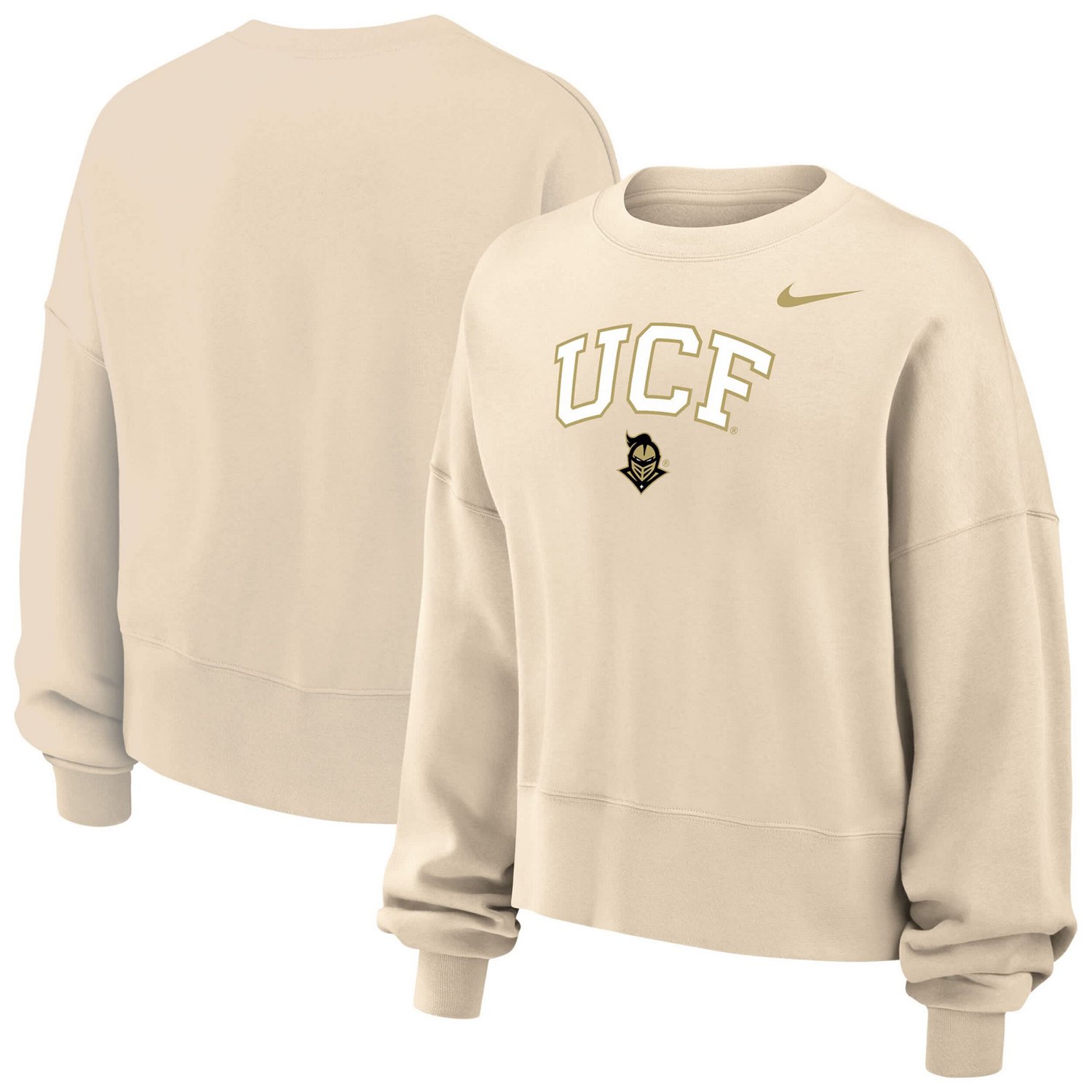 Nike UCF Knights Phoenix Fleece Oversized Cropped Sweatshirt - view number 1