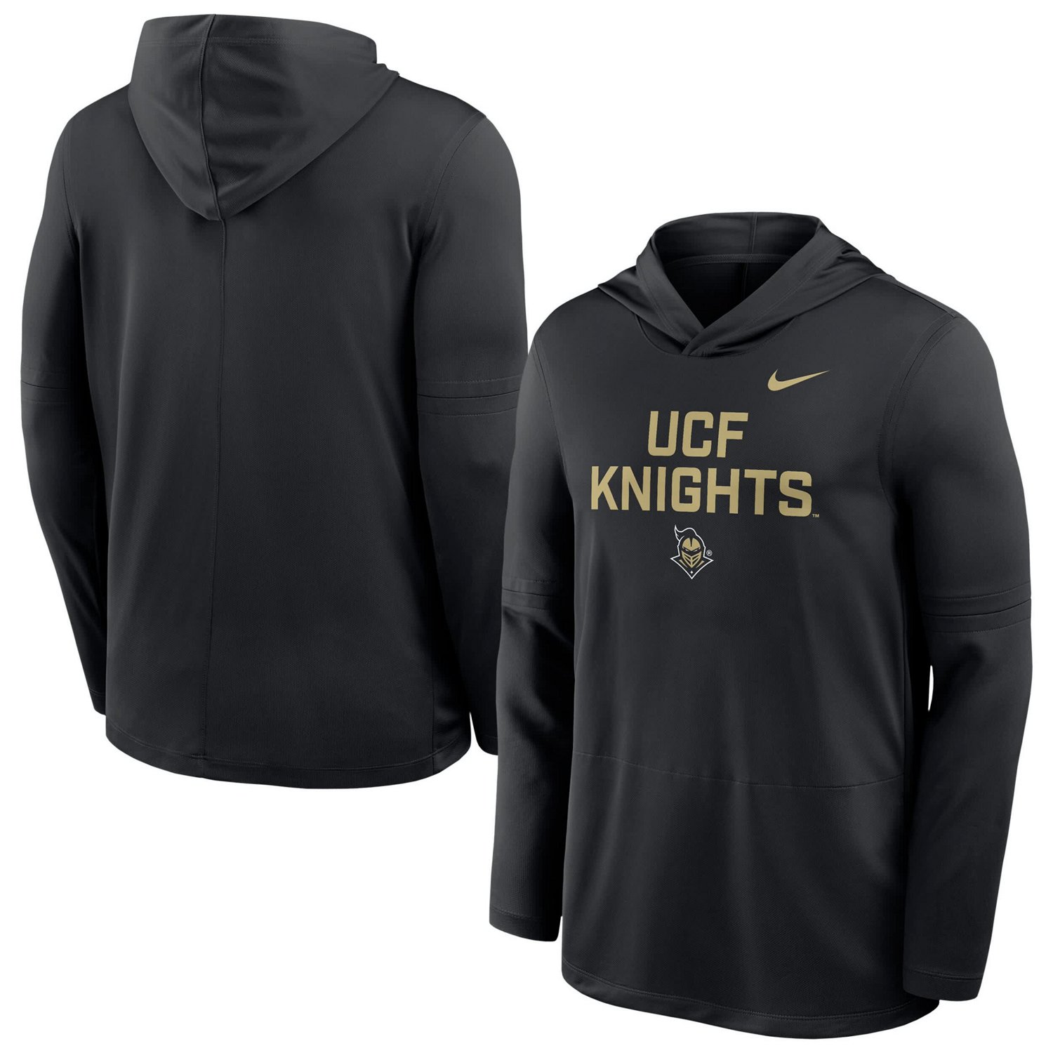 Nike UCF Knights Sideline Dri-FIT Lightweight Hooded Top