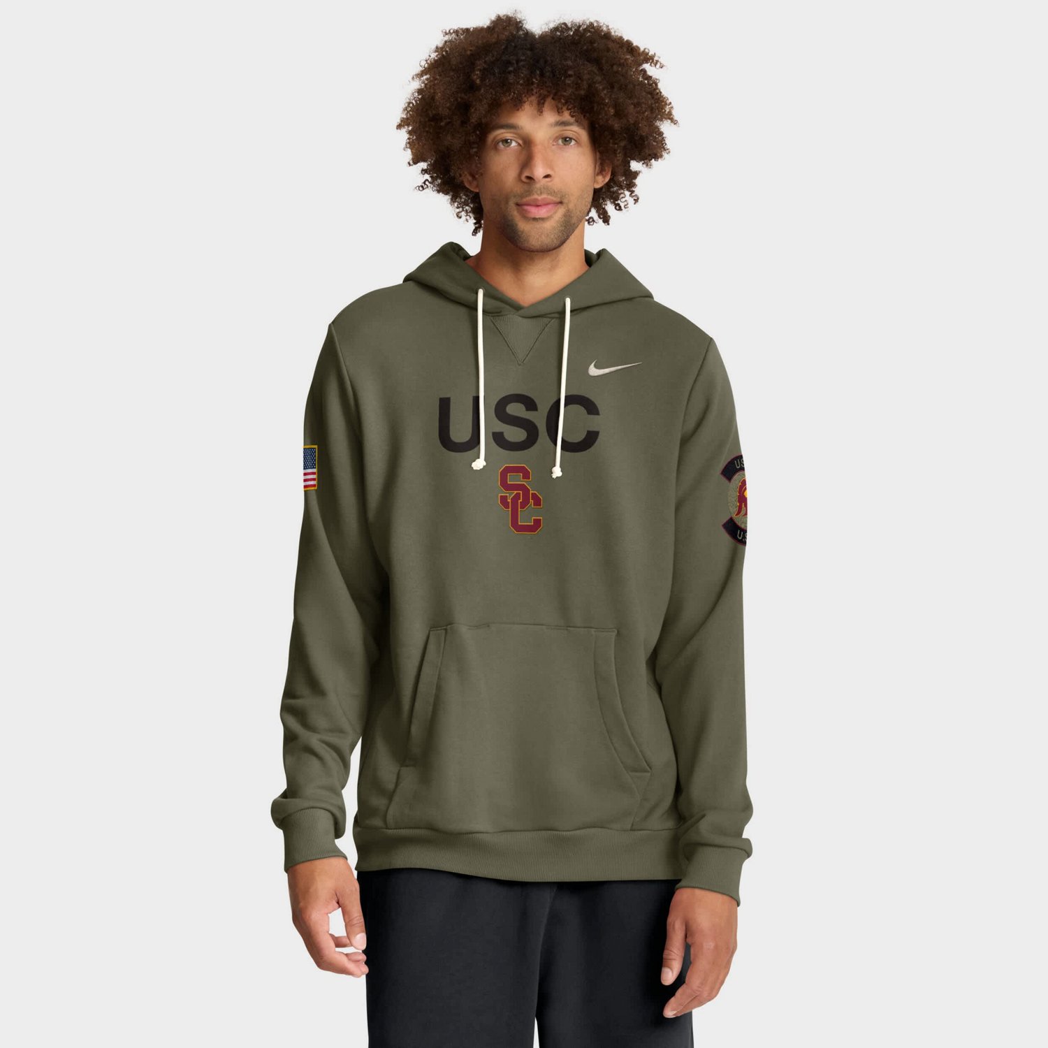 Nike USC Trojans 2025 Military Appreciation Dri-FIT Hoodie