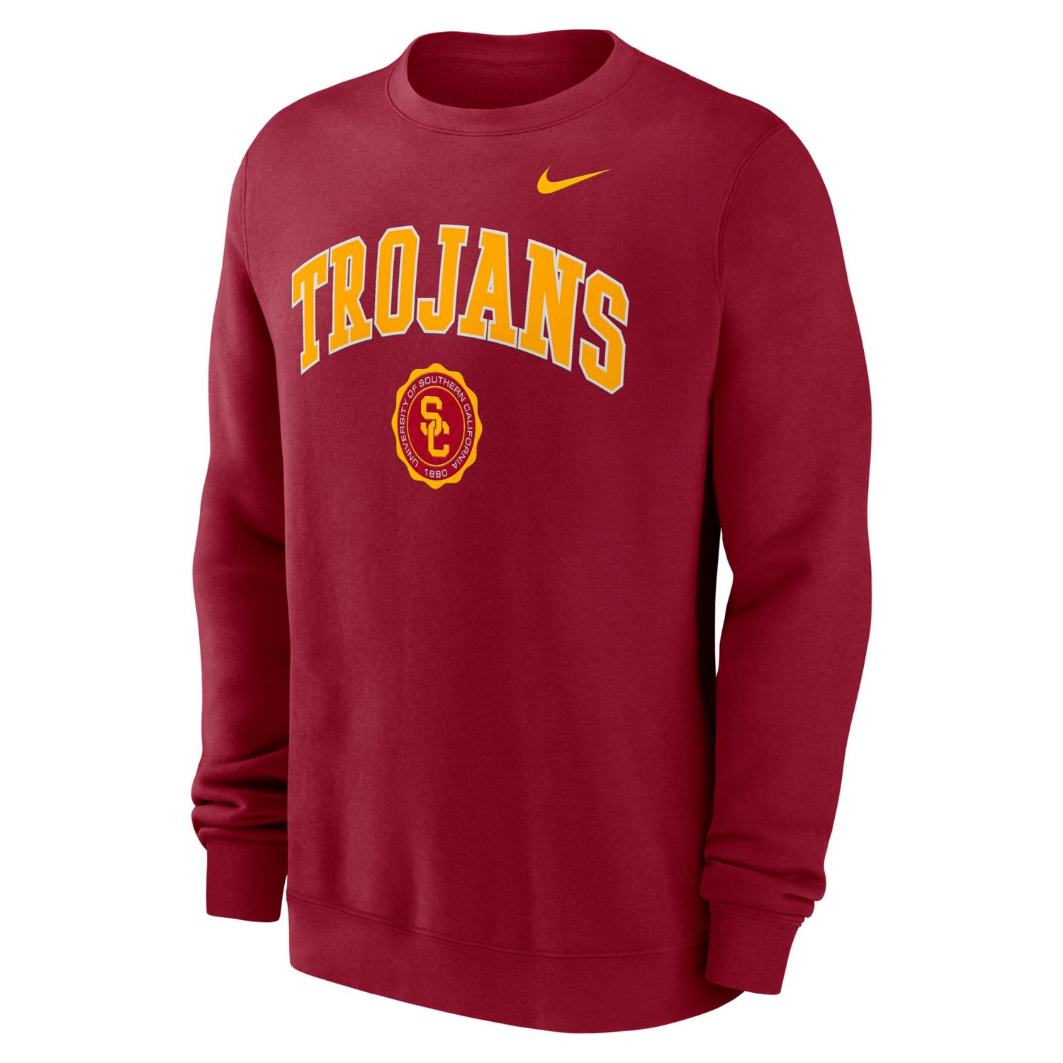 Nike USC Trojans Arched Seal Pullover Sweatshirt                                                                                 - view number 2