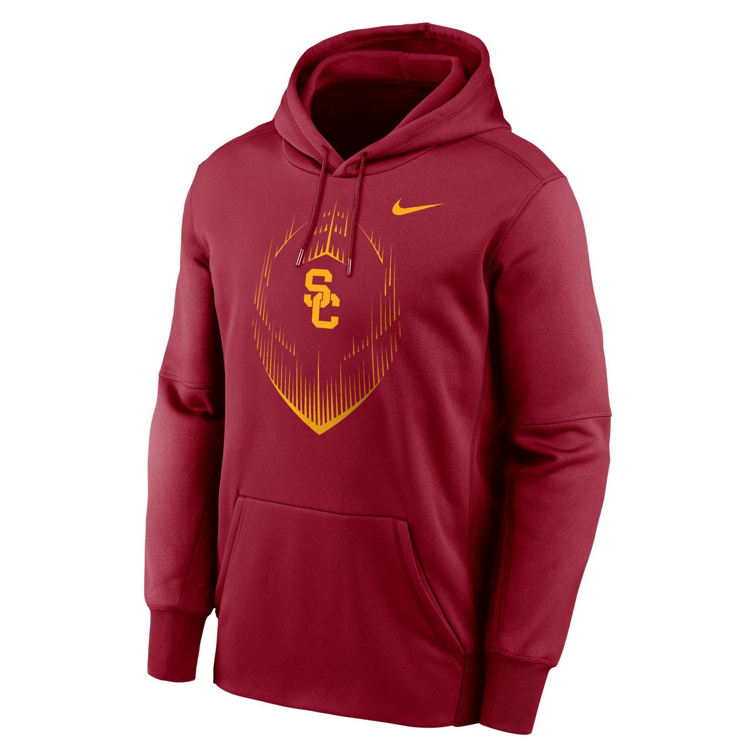 Nike USC Trojans Football Icon Performance Fleece Pullover Hoodie                                                                - view number 2