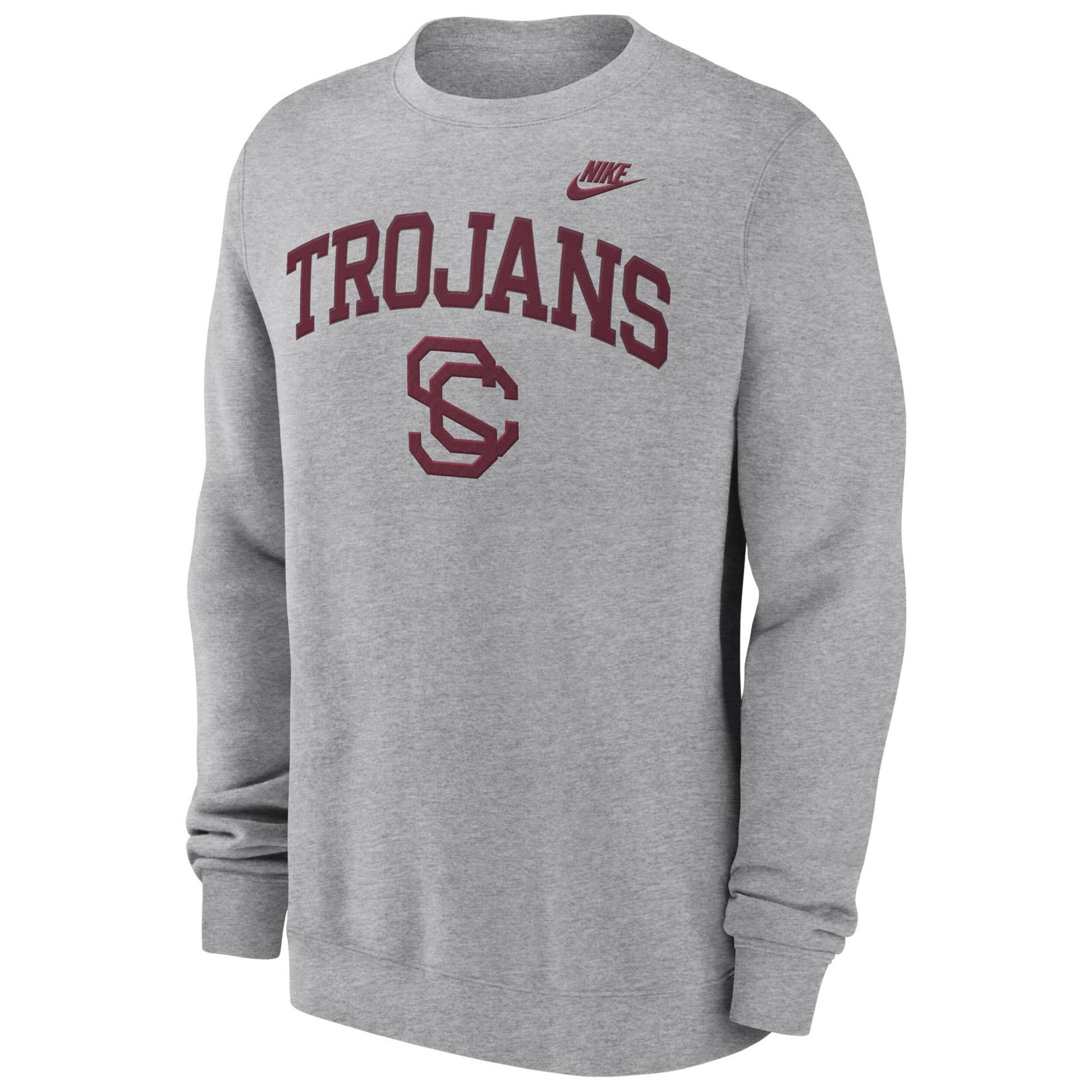 Nike USC Trojans Legacy Classic Tackle Twill Embroidered Arch Over Logo Pullover Sweatshirt                                      - view number 2