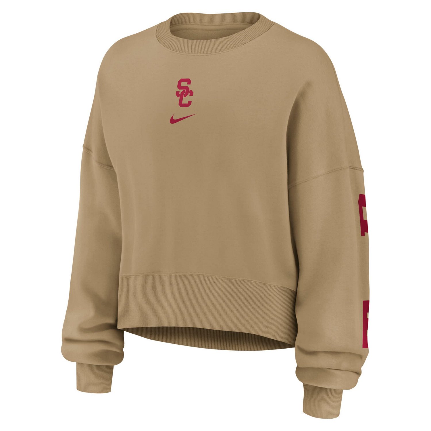 Nike USC Trojans Oversized Phoenix 2-Hit Pullover Sweatshirt - view number 4