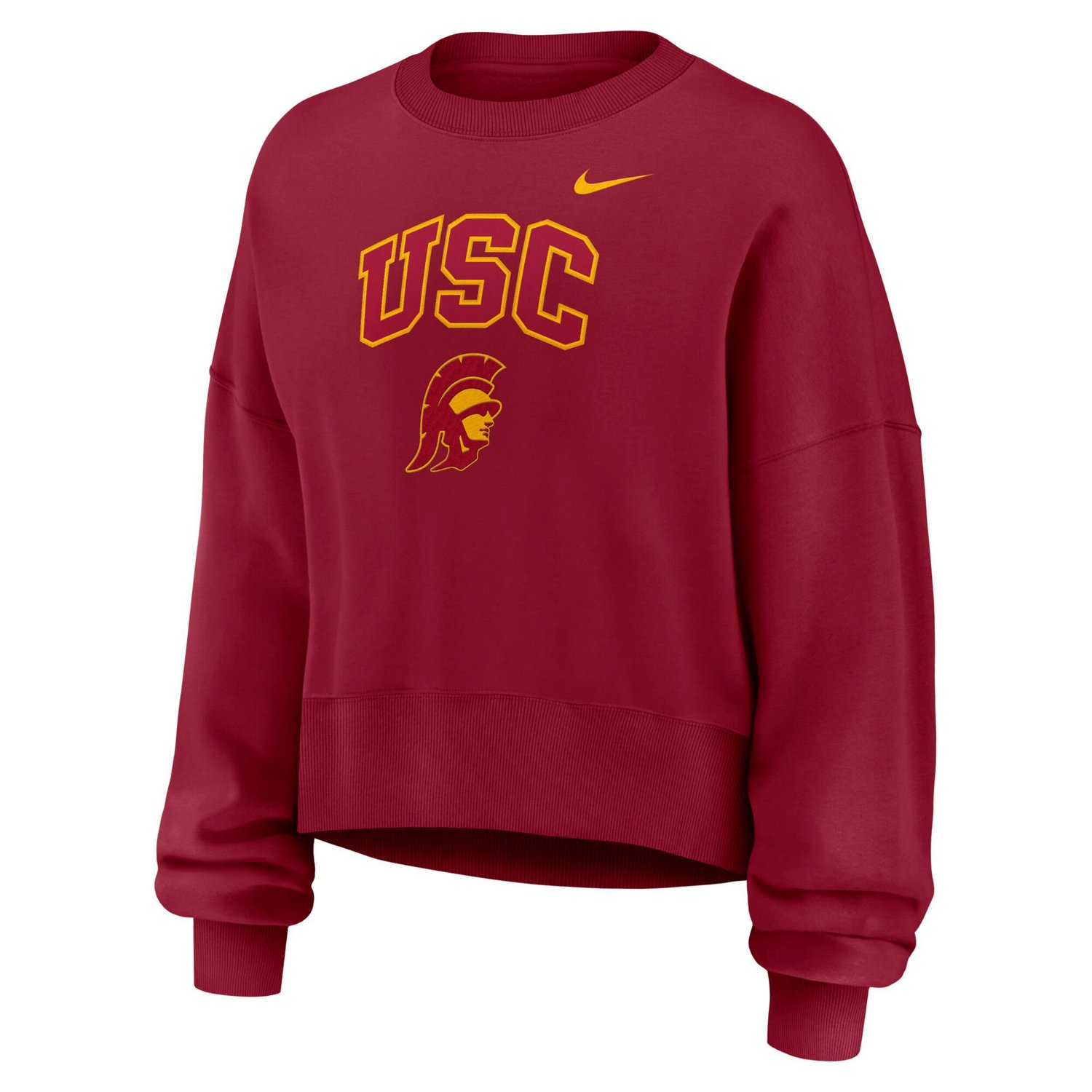 Nike USC Trojans Oversized Phoenix Arch Pullover Sweatshirt - view number 4
