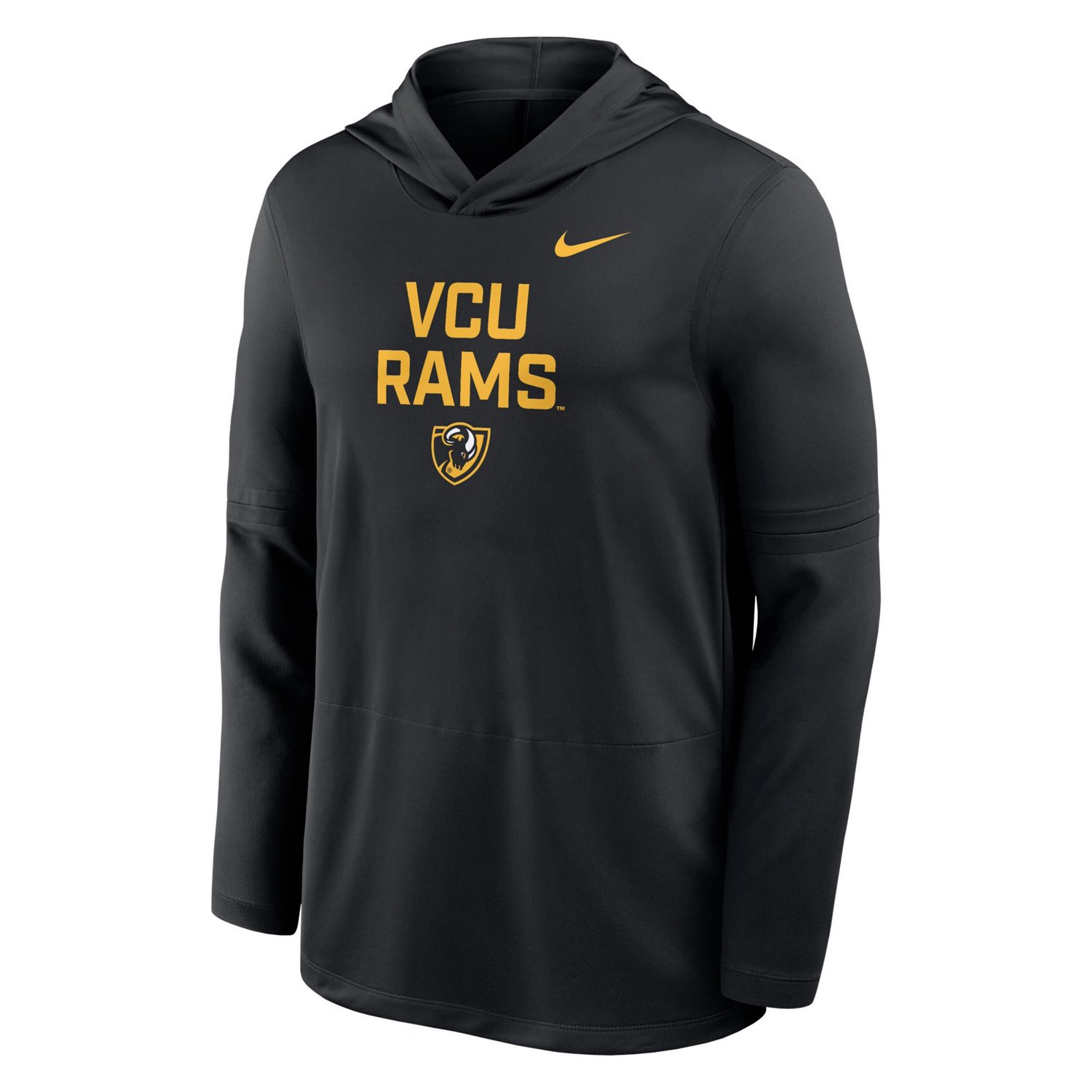 Nike VCU Rams Sideline Dri-FIT Lightweight Hooded Top - view number 2