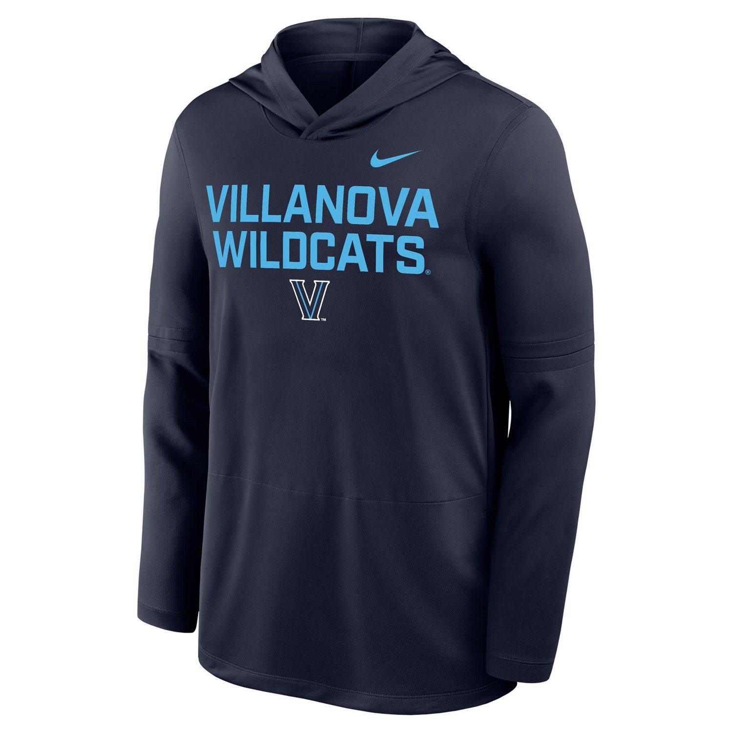 Nike Villanova Wildcats Sideline Dri-FIT Lightweight Hooded Top - view number 2