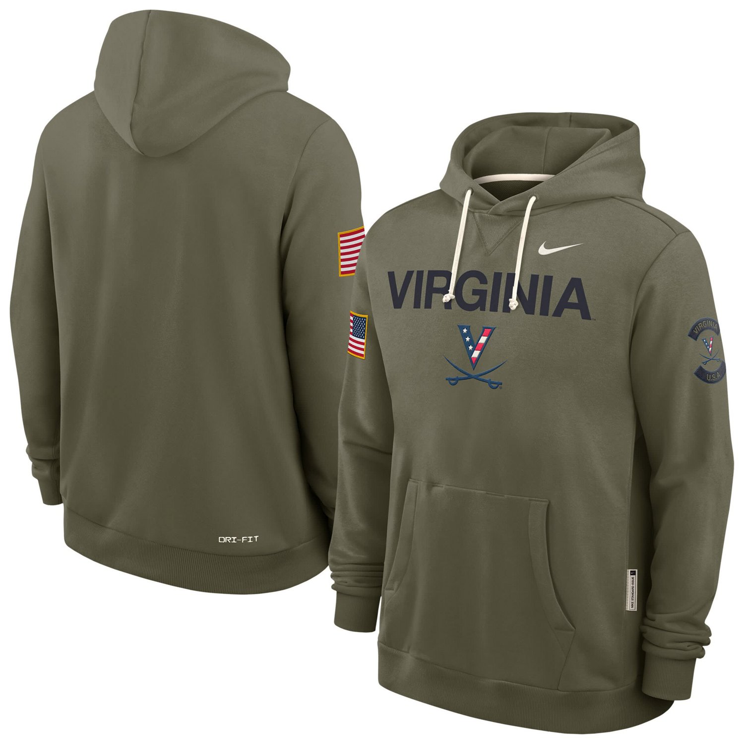 Nike Virginia Cavaliers 2025 Military Appreciation Dri-FIT Hoodie - view number 1