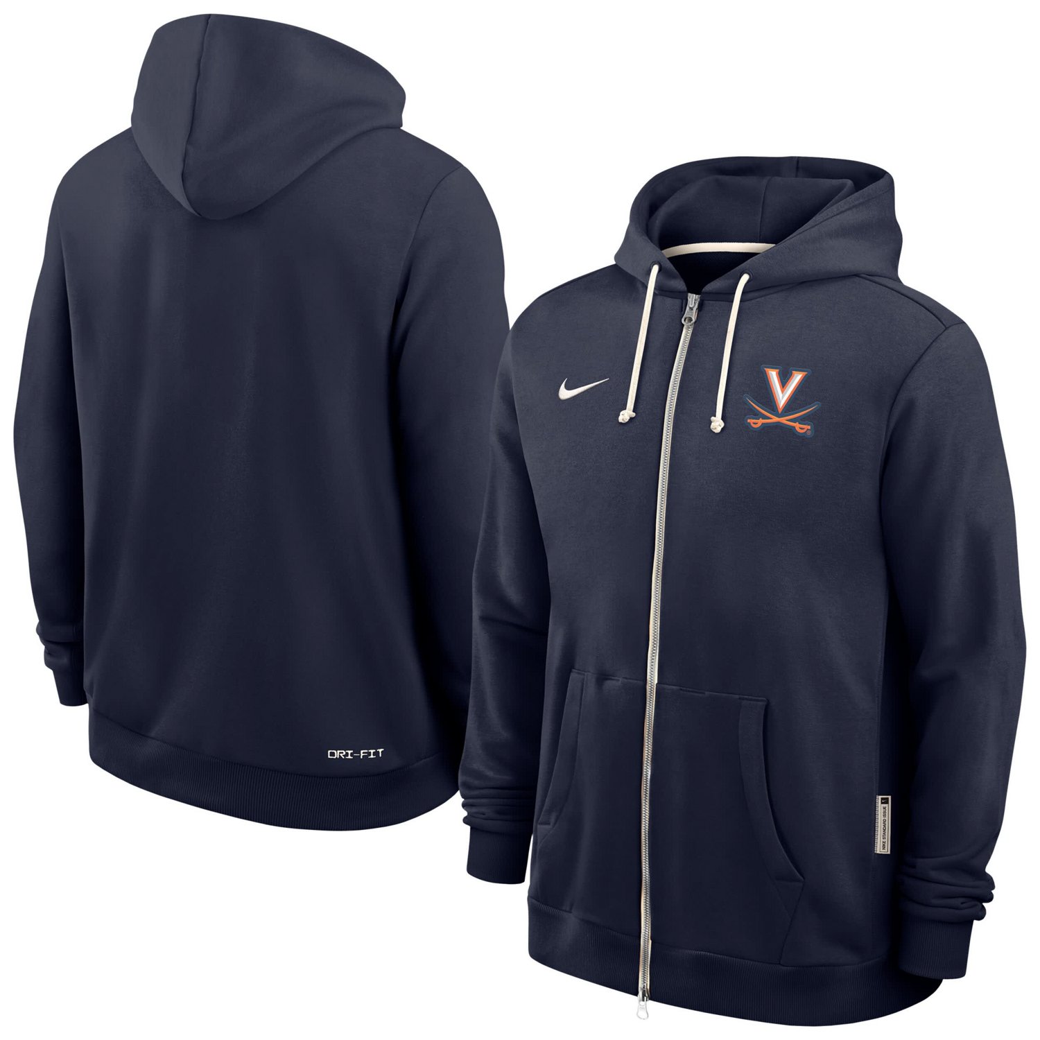Nike Virginia Cavaliers 2025 Sideline Performance Full-Zip Hoodie - view number 1