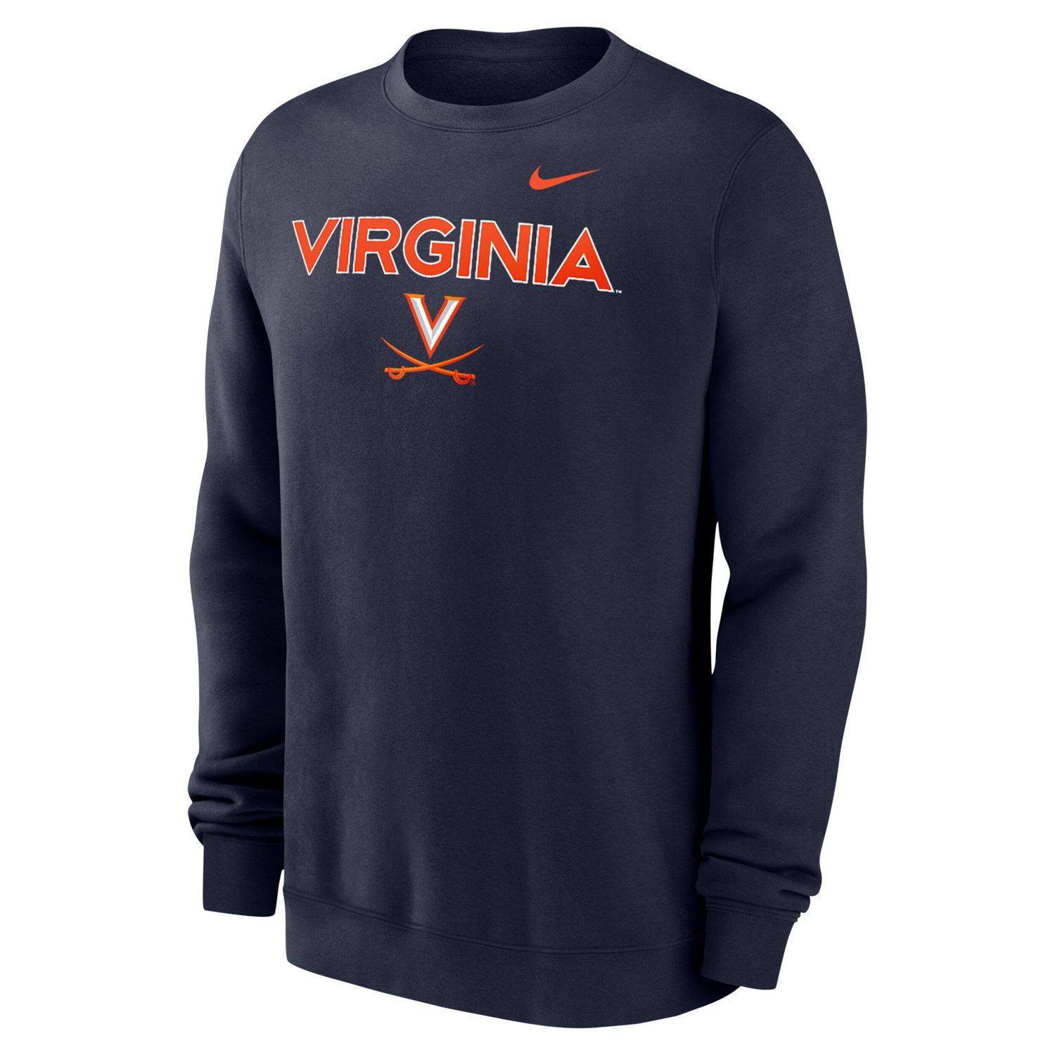 Nike Virginia Cavaliers Club Fleece Pullover Sweatshirt                                                                          - view number 2