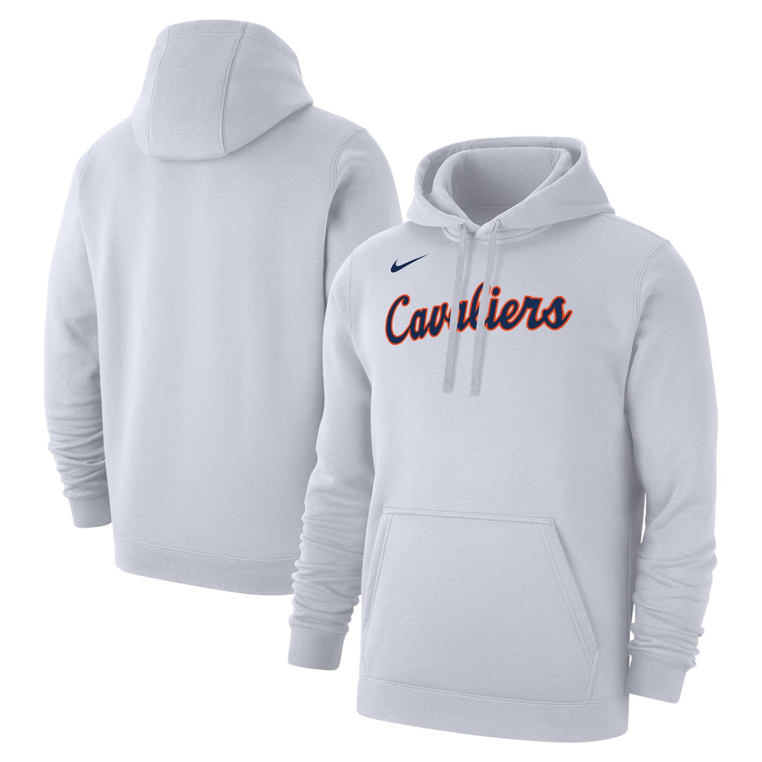 Nike Virginia Cavaliers Logo Club Fleece Pullover Hoodie