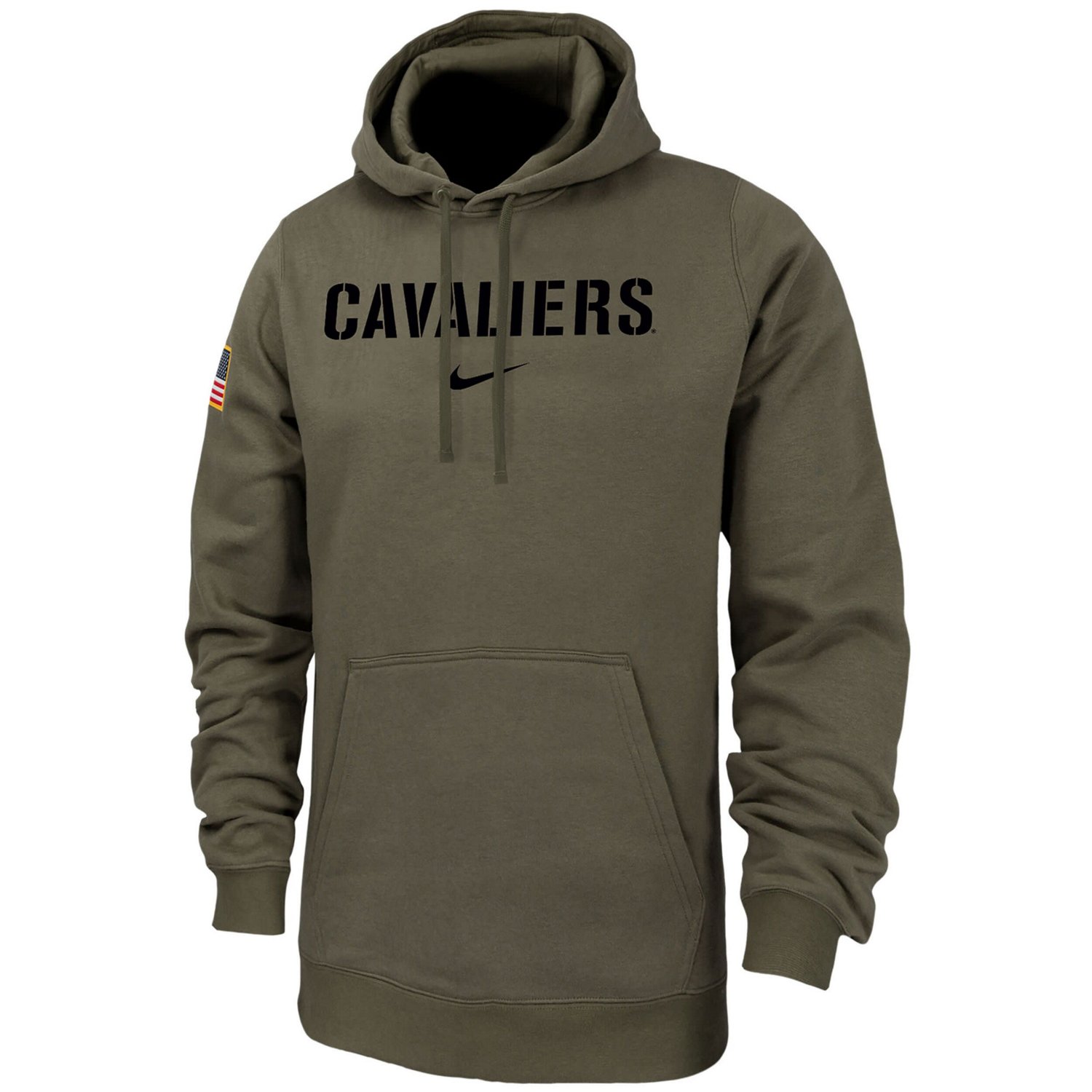 Nike Virginia Cavaliers Military Pack Club Fleece Pullover Hoodie - view number 2