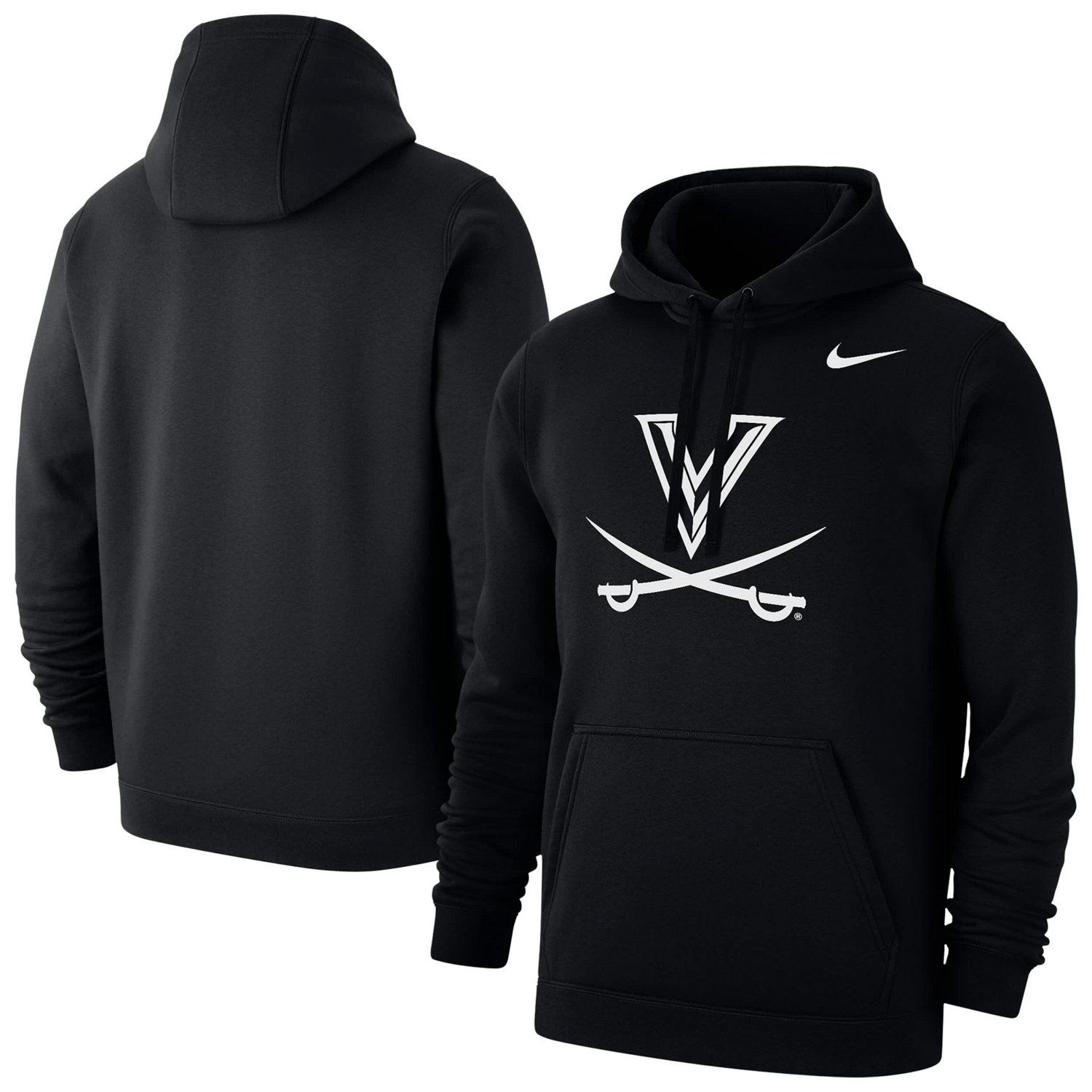 Nike Virginia Cavaliers Primary Club Fleece Pullover Hoodie                                                                      - view number 1