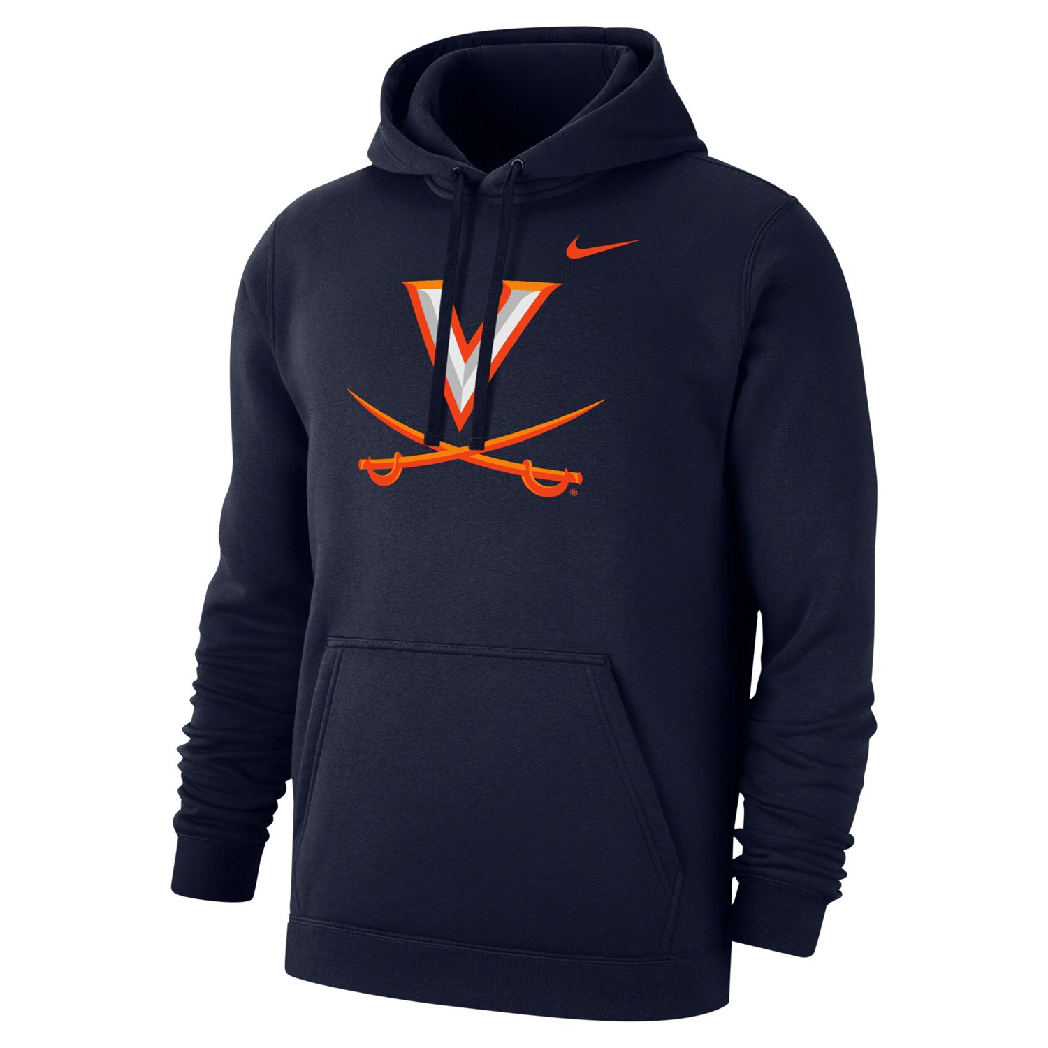 Nike Virginia Cavaliers Primary Club Fleece Pullover Hoodie                                                                      - view number 2
