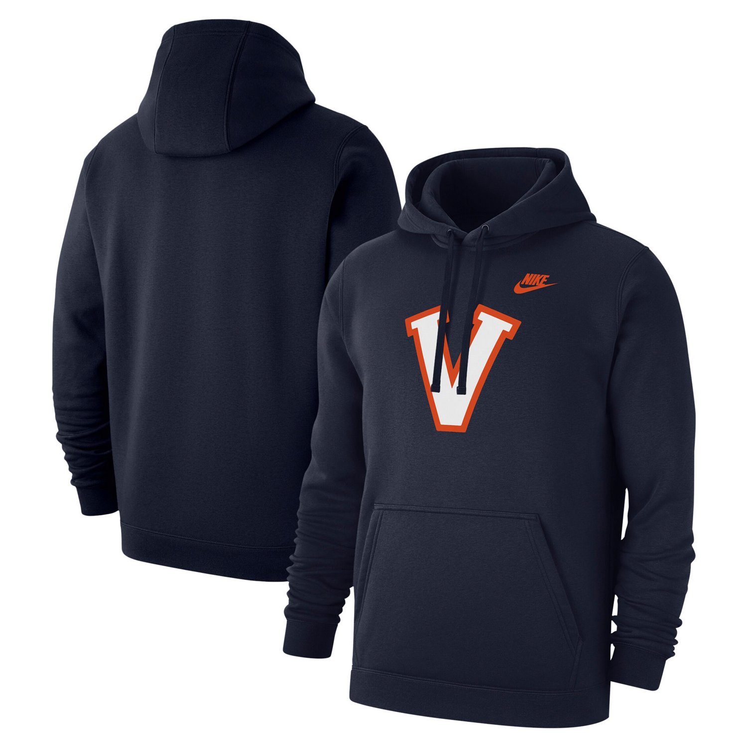 Nike Virginia Cavaliers Vintage Club Fleece Pullover Hoodie