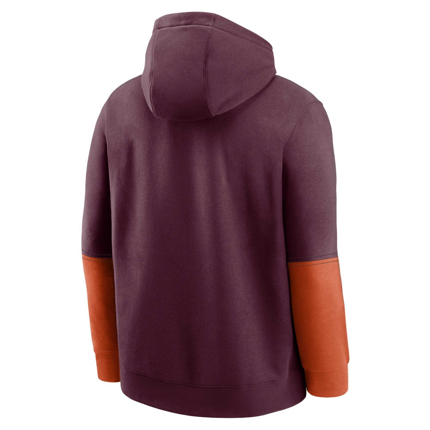 Nike Virginia Tech Hokies 2024 Sideline Club Fleece Pullover Hoodie                                                              - view number 3