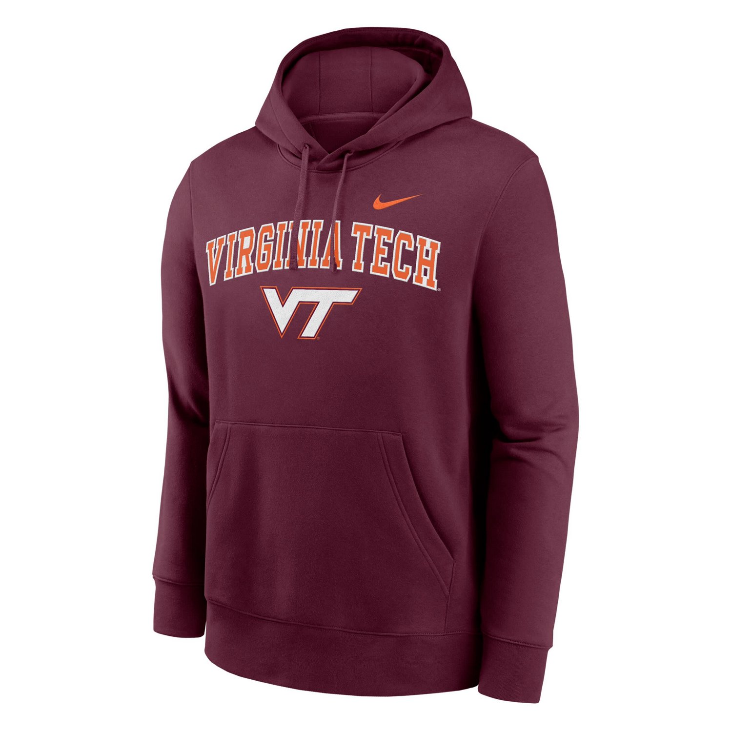 Nike Virginia Tech Hokies Club Pullover Hoodie - view number 2