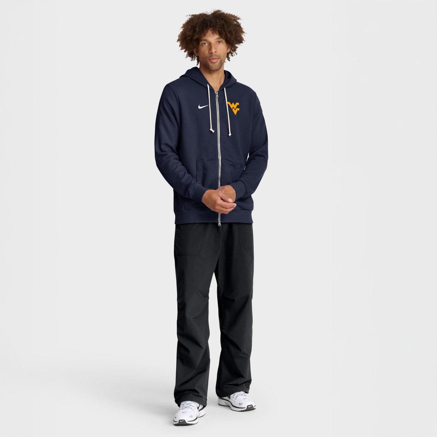 Nike West Virginia Mountaineers 2025 Sideline Standard Issue Dri-FIT Full-Zip Hoodie - view number 3