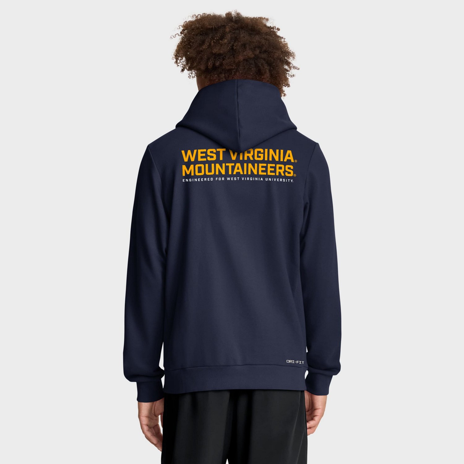 Nike West Virginia Mountaineers 2025 Sideline Standard Issue Dri-FIT Full-Zip Hoodie - view number 2