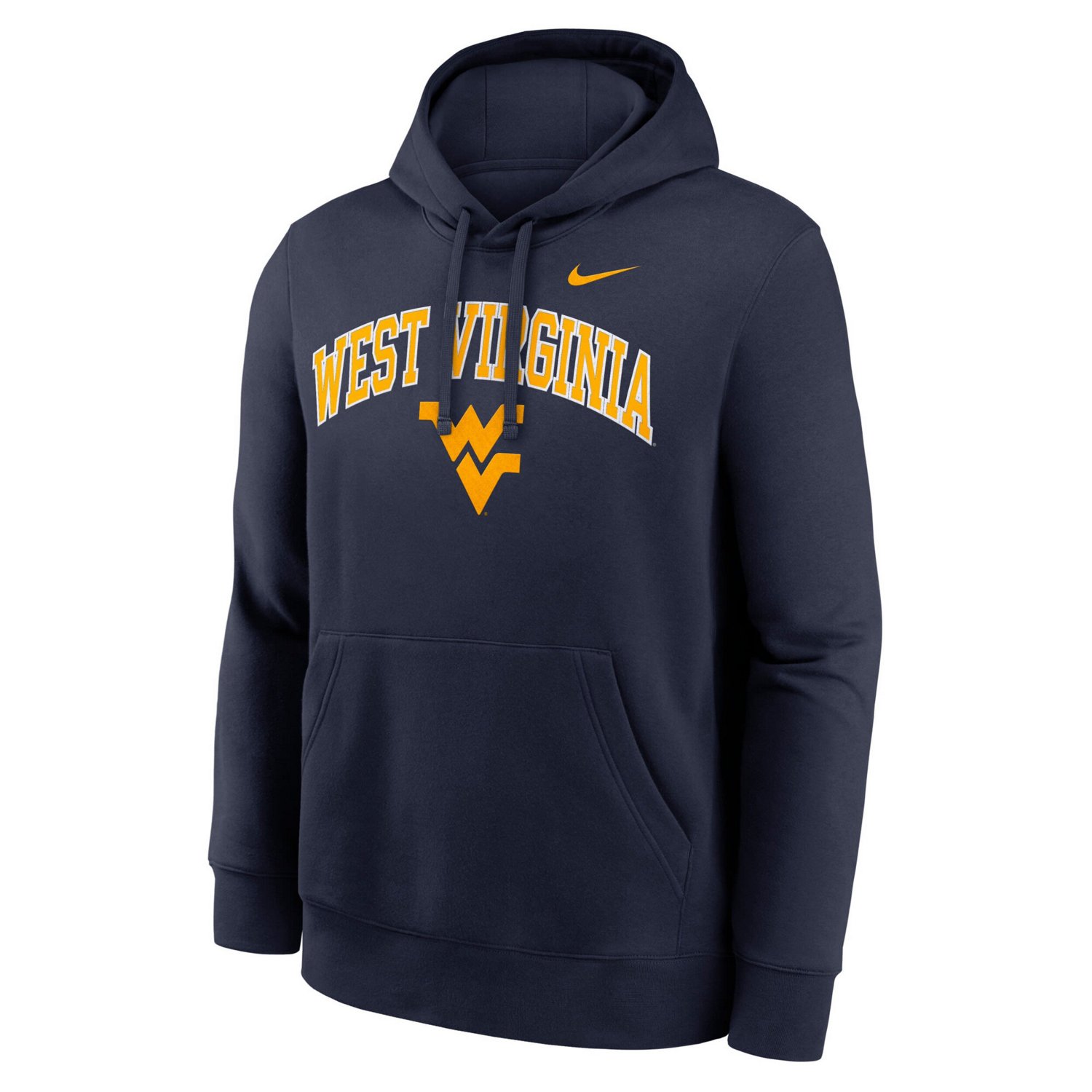 Nike West Virginia Mountaineers Club Fleece Arch Pullover Hoodie - view number 2