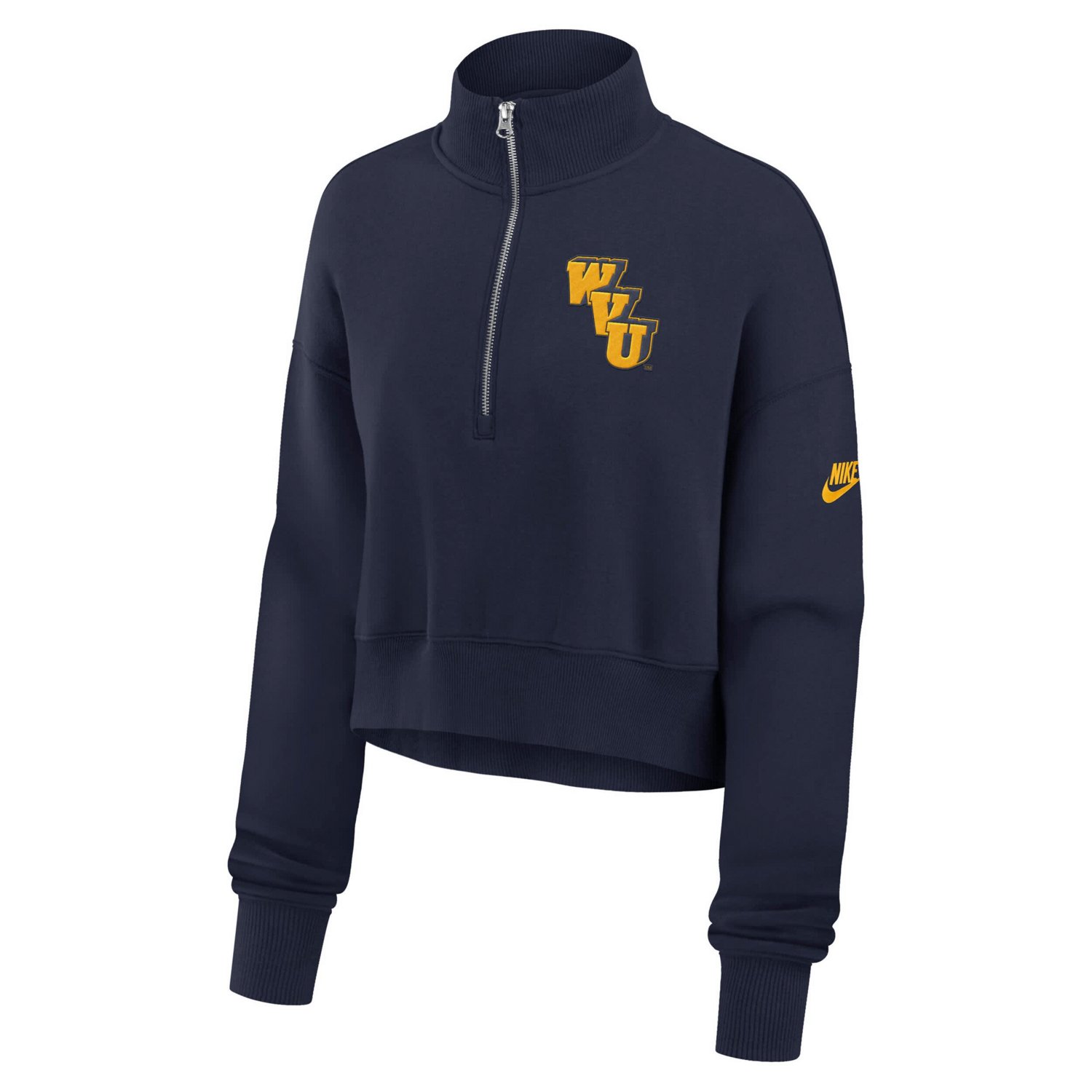 Nike West Virginia Mountaineers Legacy Elevated Logo Half-Zip Sweatshirt                                                         - view number 2