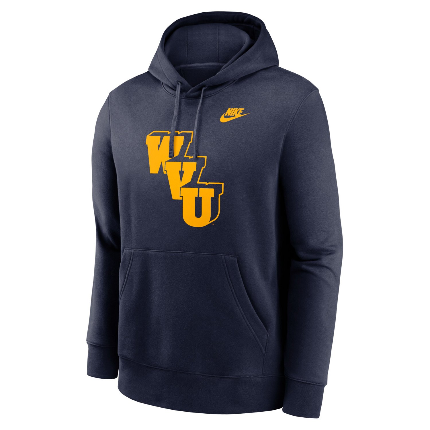 Nike West Virginia Mountaineers Legacy Logo Club Fleece Pullover Hoodie                                                          - view number 2