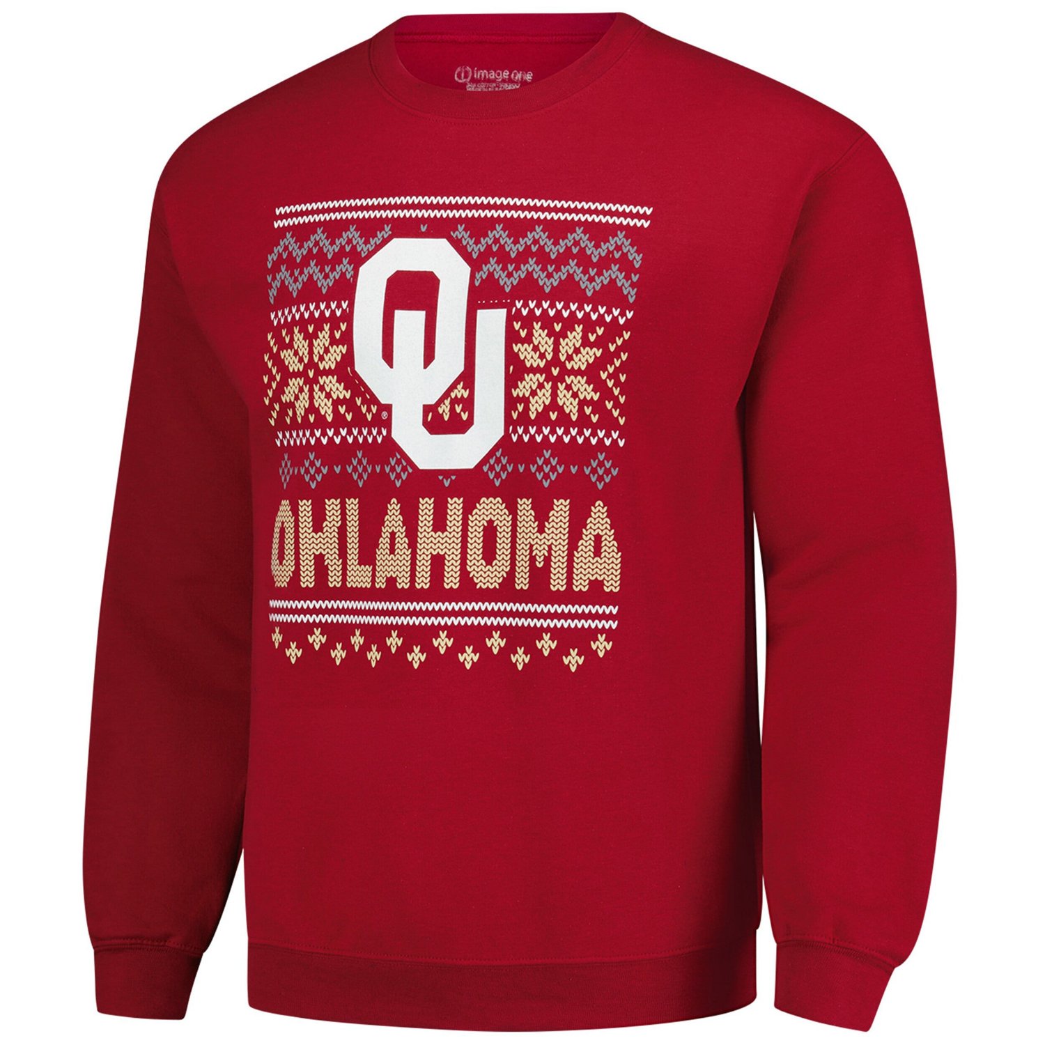 Oklahoma Sooners Holiday Fleece Sweatshirt - view number 2