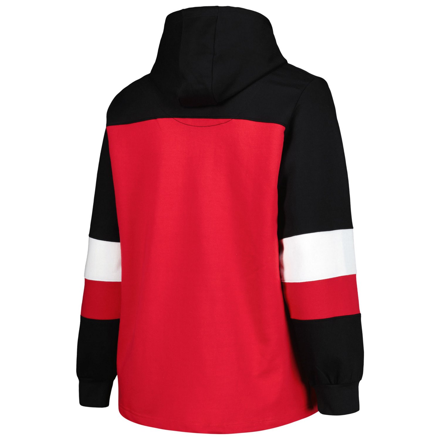 Oklahoma Sooners Plus Size Color-Block Pullover Hoodie - view number 3