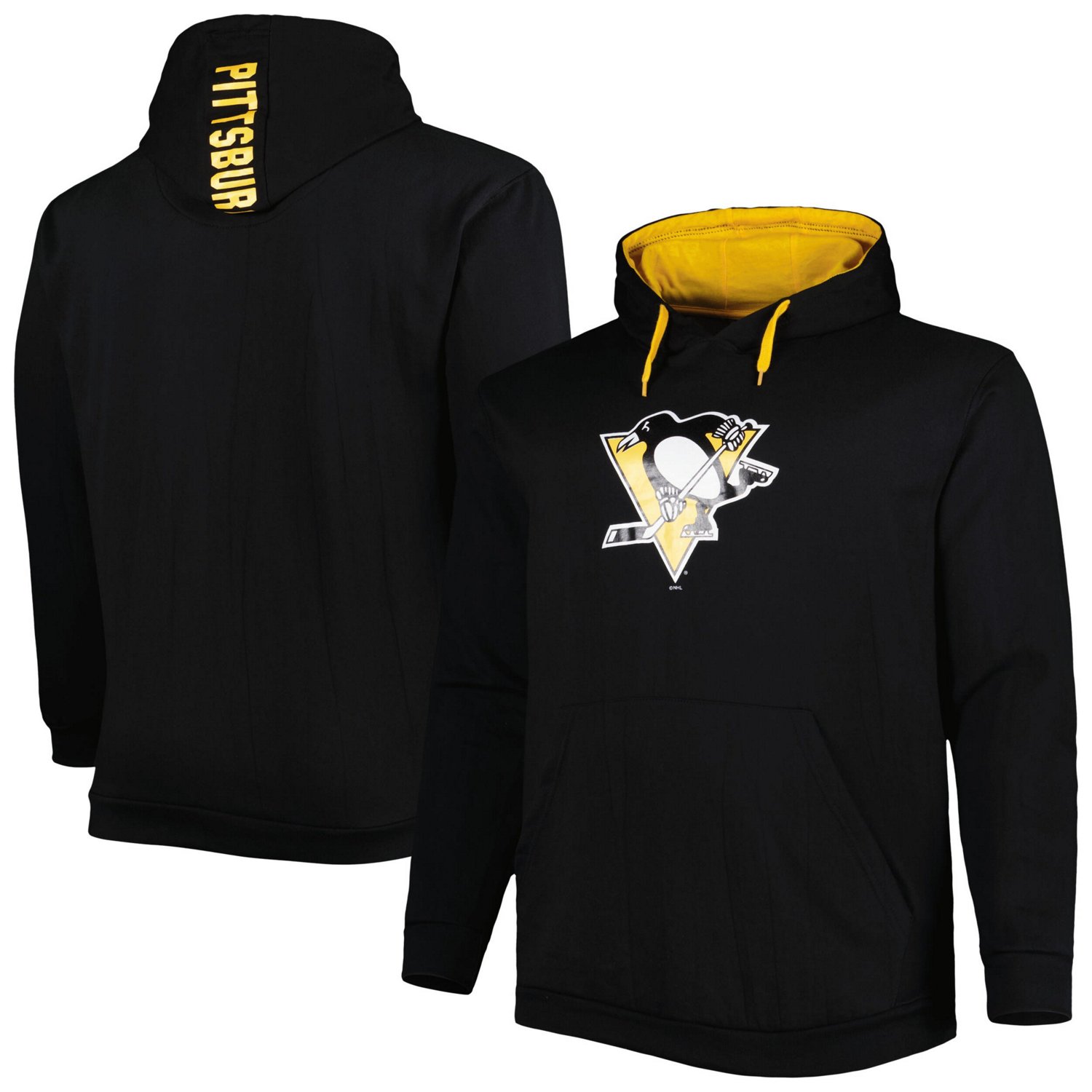 Pittsburgh Penguins Logo Big  Tall Fleece Pullover Hoodie - view number 1