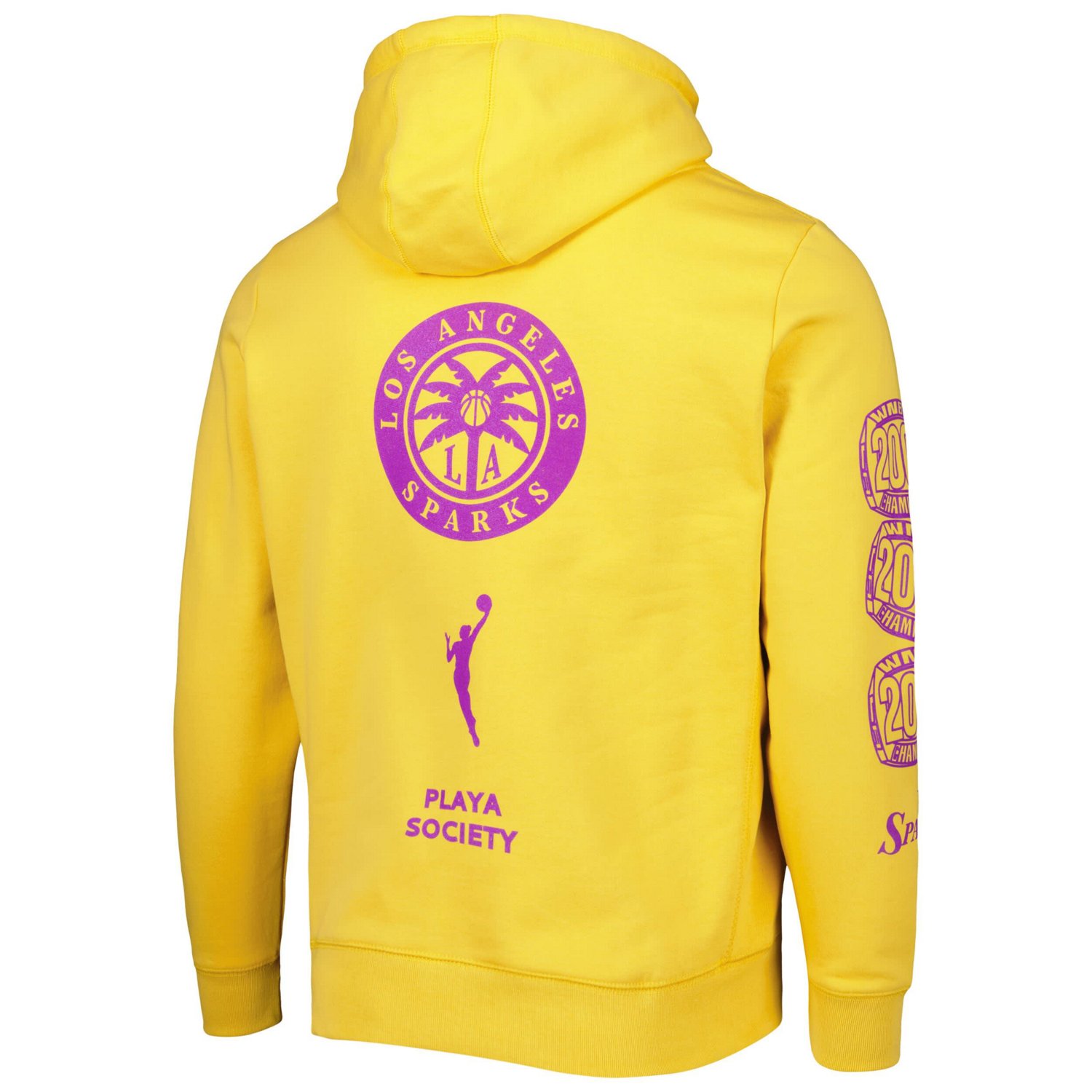 Playa Society Los Angeles Sparks Legacy Logo Pullover Hoodie - view number 3