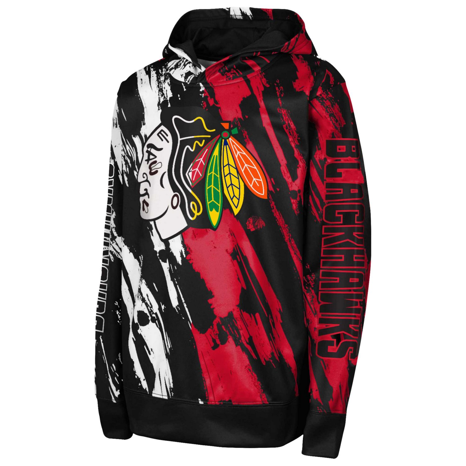Preschool Chicago Blackhawks Master Snipe Pullover Hoodie - view number 2