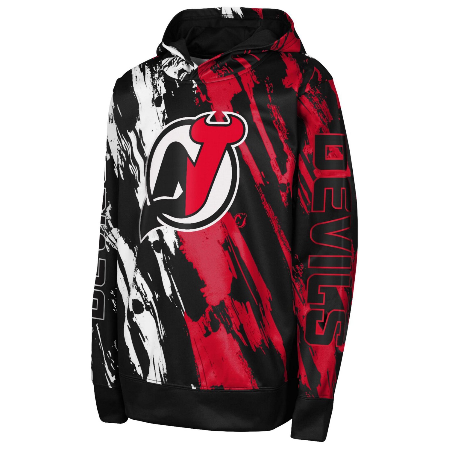Preschool New Jersey Devils Master Snipe Pullover Hoodie                                                                         - view number 2