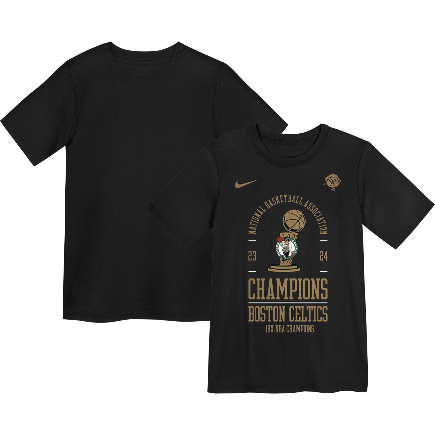 Preschool Nike Boston Celtics 18-Time NBA Finals Champions Locker Room T-Shirt - view number 1