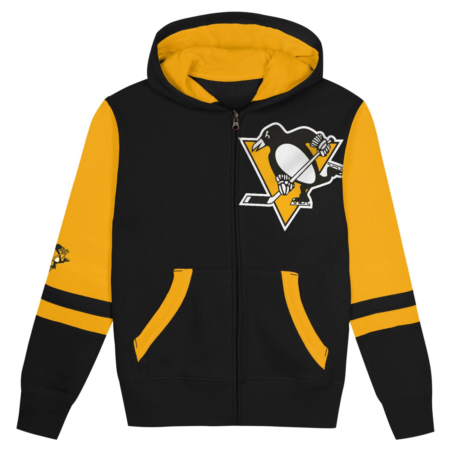 Preschool Pittsburgh Penguins Face Off Full-Zip Hoodie - view number 2