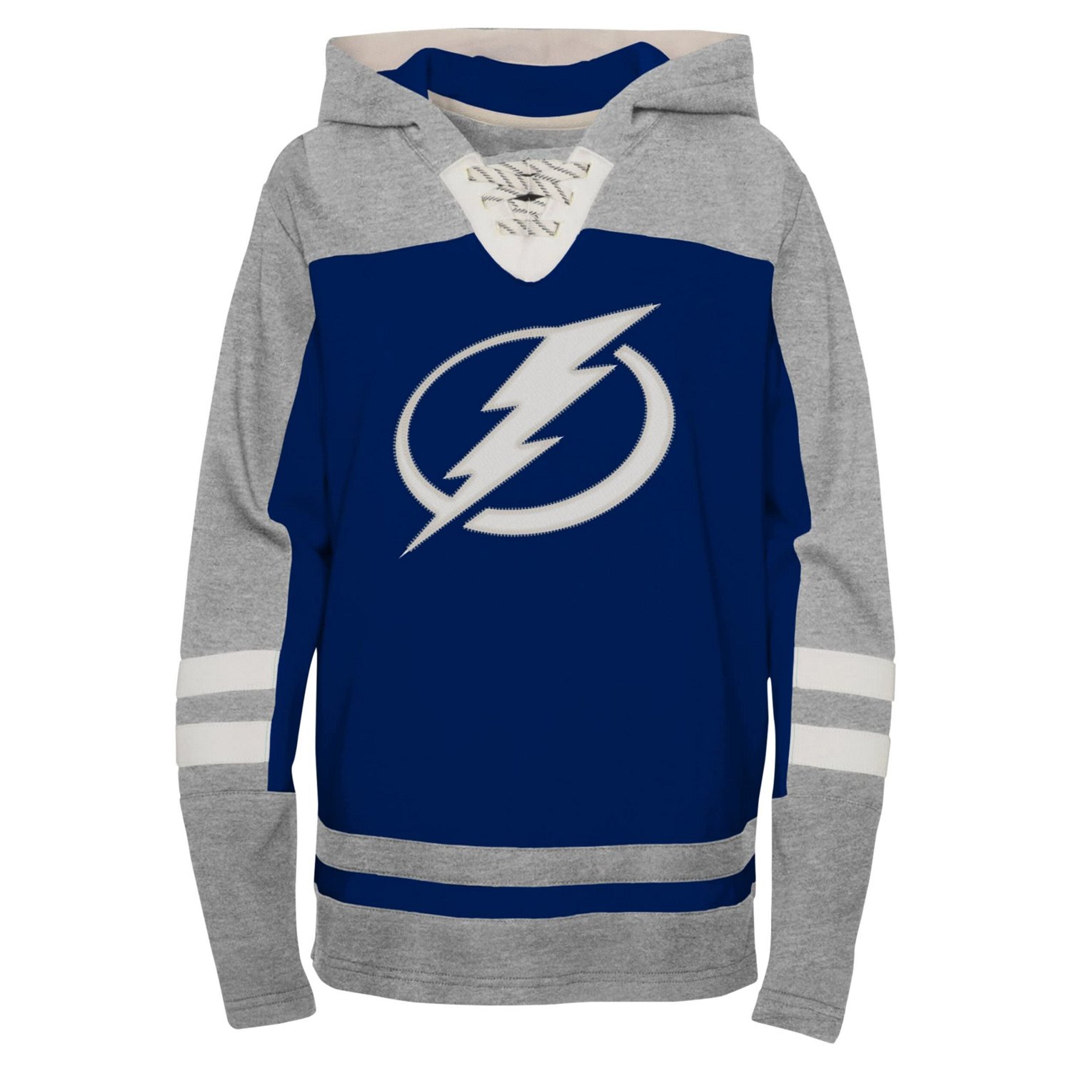 Preschool Tampa Bay Lightning Ageless Revisited Lace-Up V-Neck Pullover Hoodie - view number 2