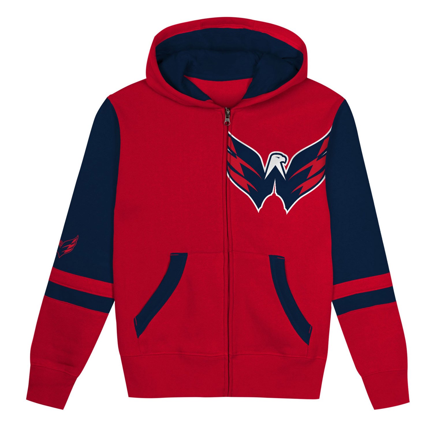 Preschool Washington Capitals Face Off Full-Zip Hoodie - view number 2