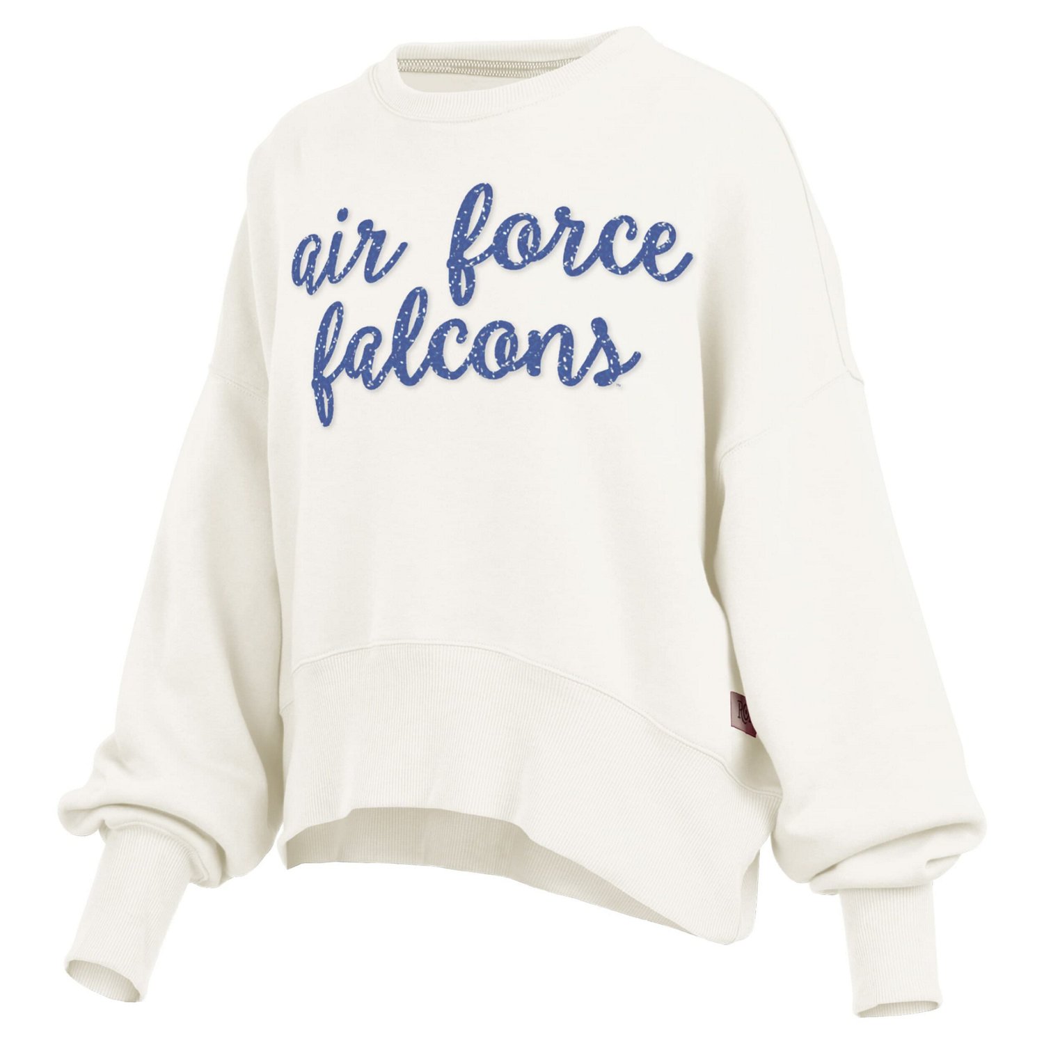 Pressbox Air Force Falcons Oversized Chelsea Waist Length Pullover Sweatshirt - view number 2