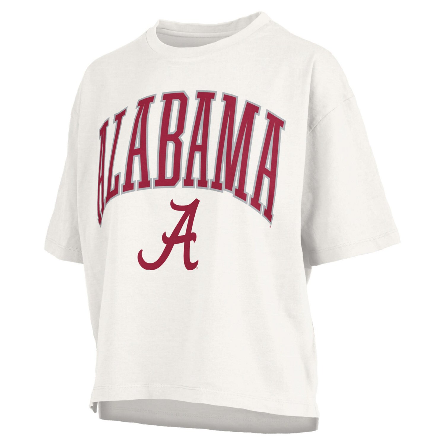 Pressbox Alabama Crimson Tide Nelson Arch Over Logo Waist Length Oversized Slub T-Shirt - view number 2