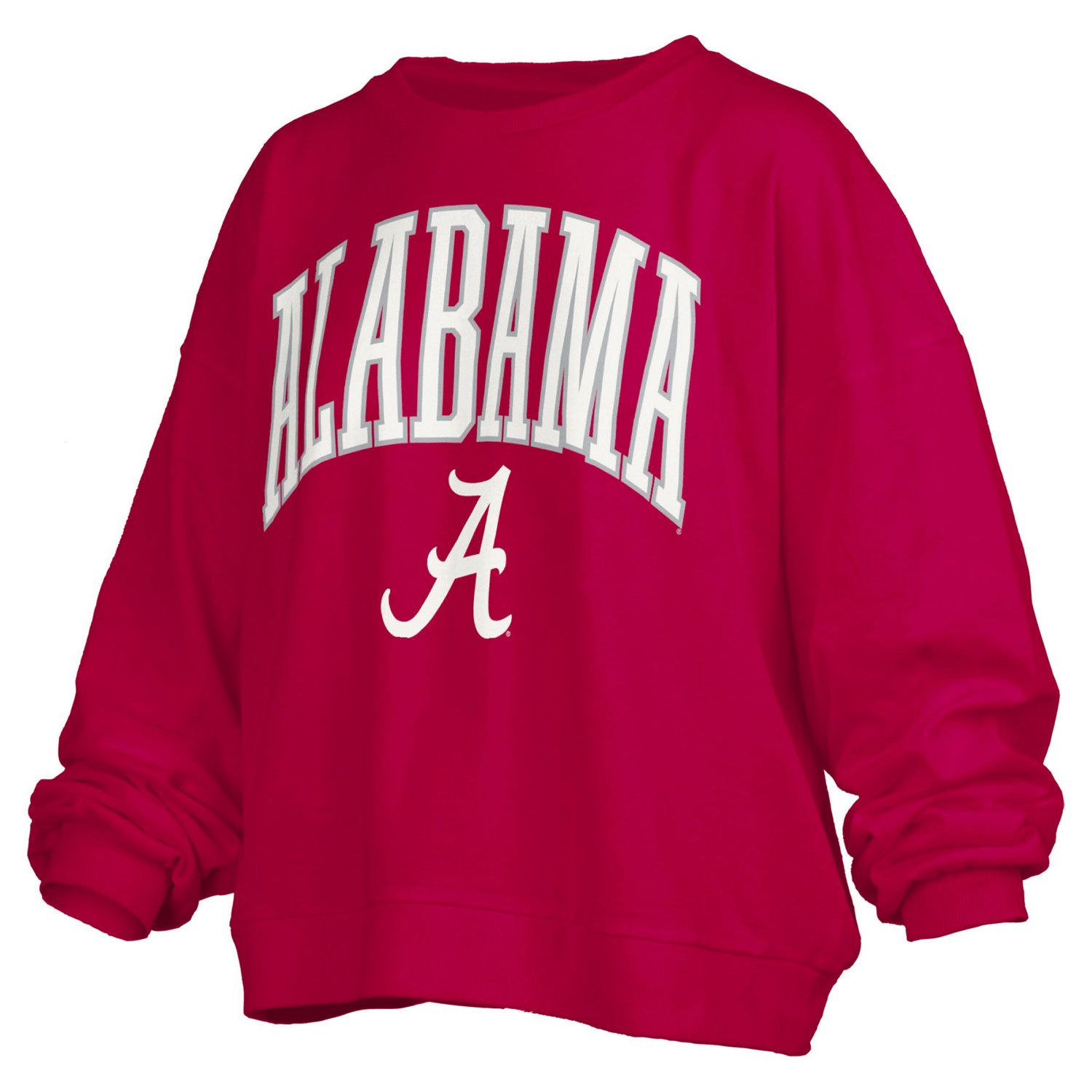 Pressbox Alabama Tide Janise Arch Over Logo Waist Length Oversized Pullover Sweatshirt - view number 2