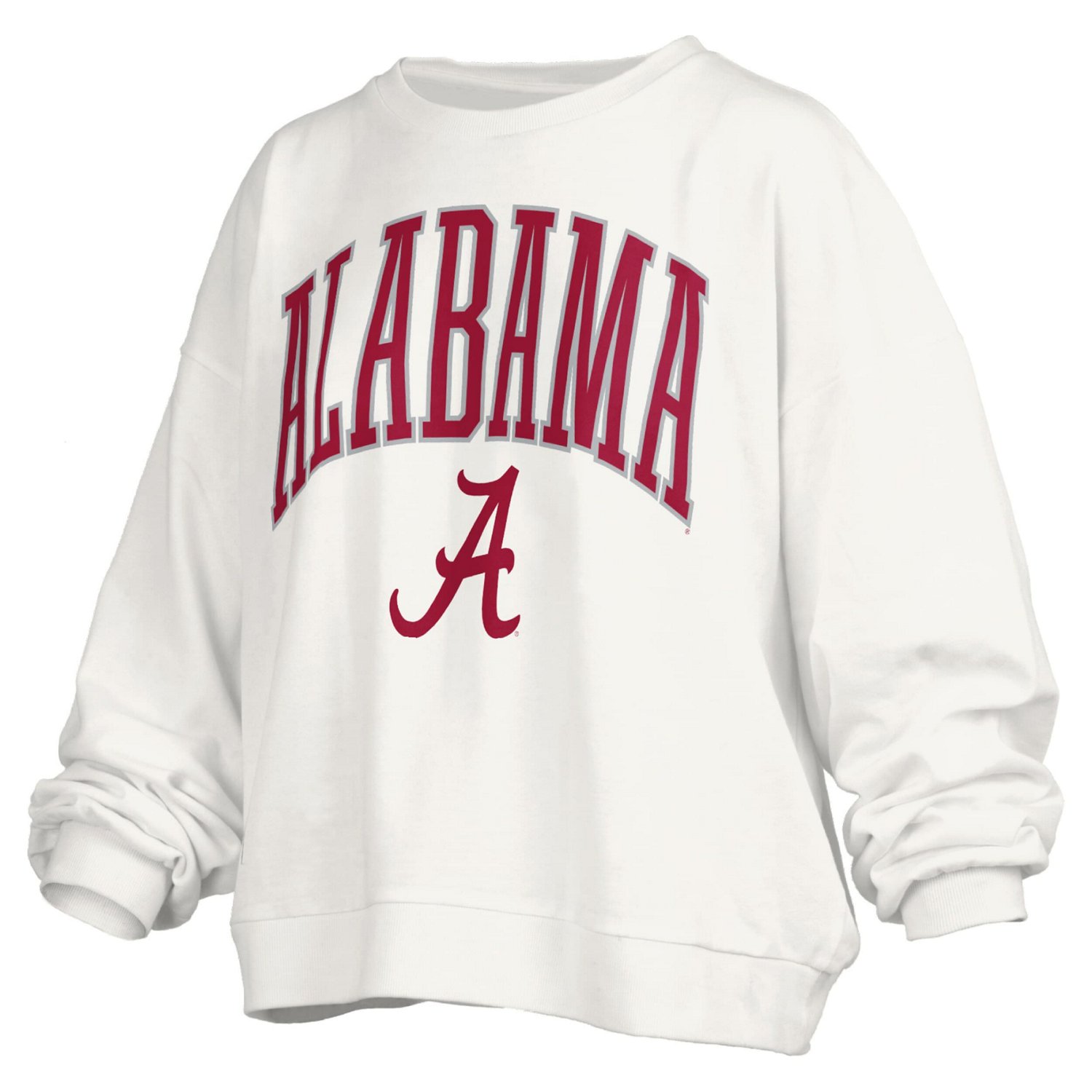 Pressbox Alabama Tide Janise Arch Over Logo Waist Length Oversized Pullover Sweatshirt - view number 2