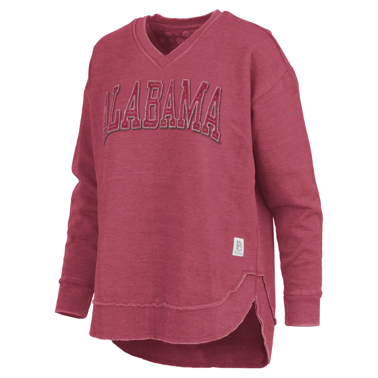 Pressbox Alabama Tide Westin Poncho V-Neck Pullover Sweatshirt - view number 2