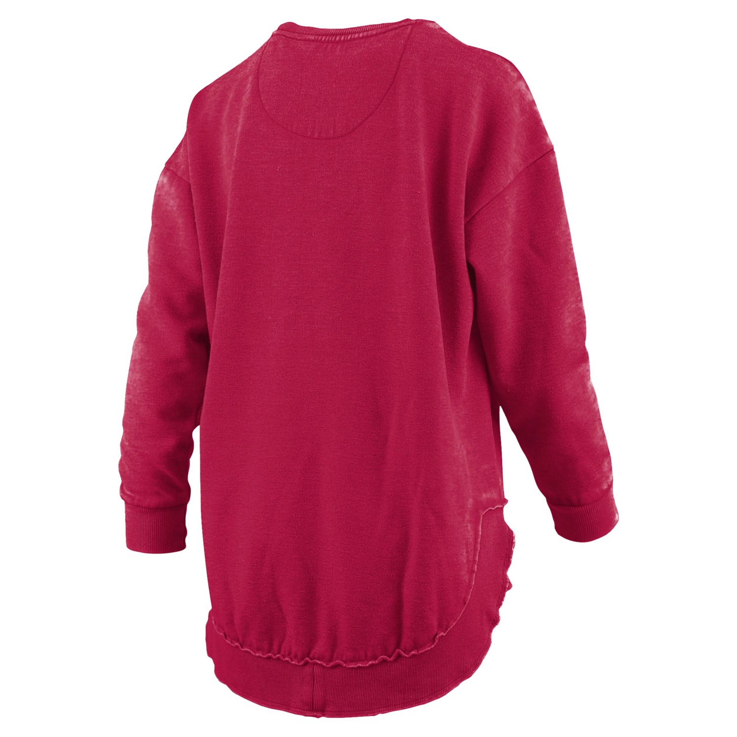 Pressbox Arkansas Razorbacks Melange Poncho Vintage Fleece Long Sleeve Pullover Sweatshirt - view number 3