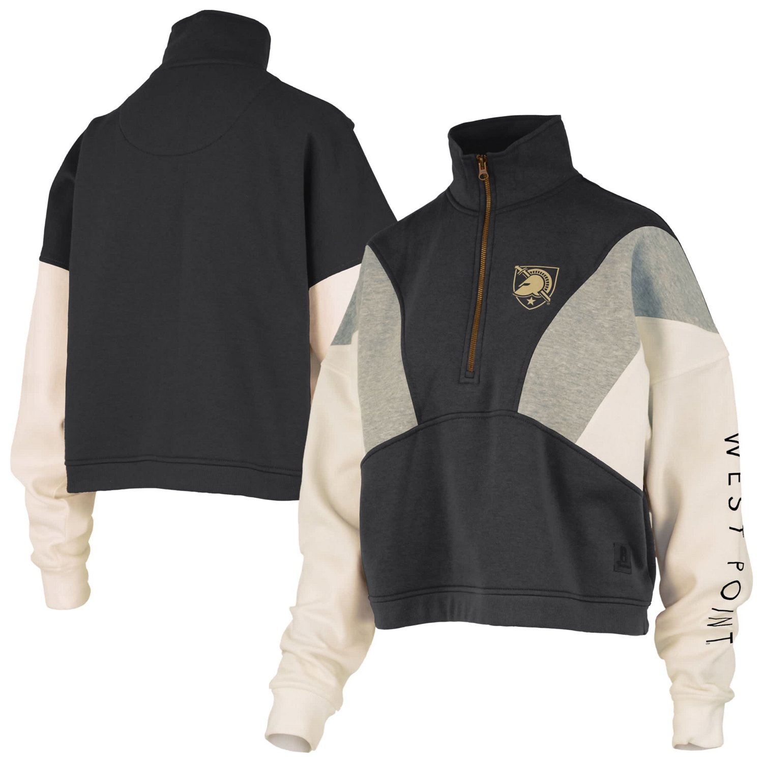 Pressbox Army Knights Ferrara Color Block Quarter-Zip Sweatshirt - view number 1