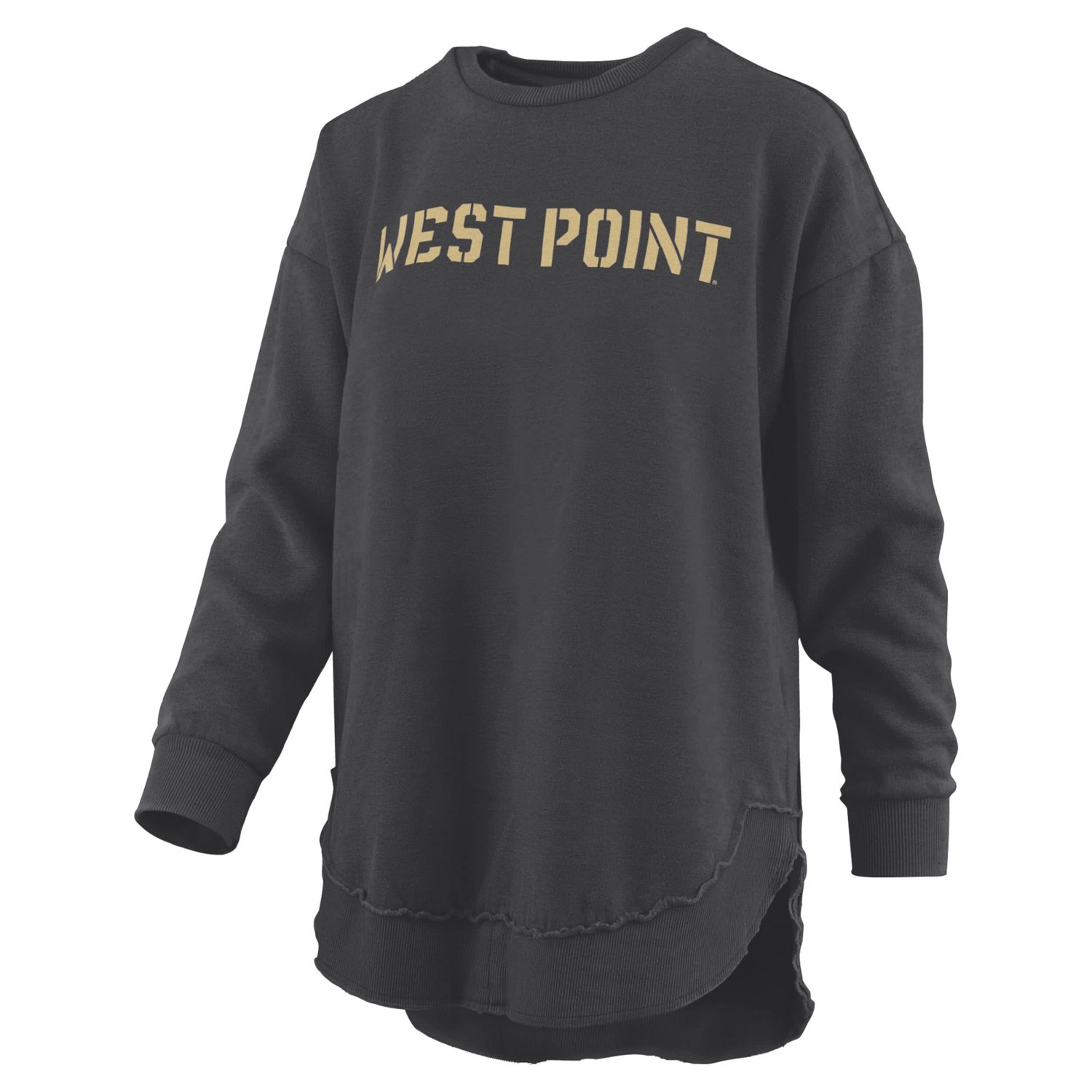 Pressbox Army Knights Melange Poncho Vintage Fleece Long Sleeve Pullover Sweatshirt - view number 2