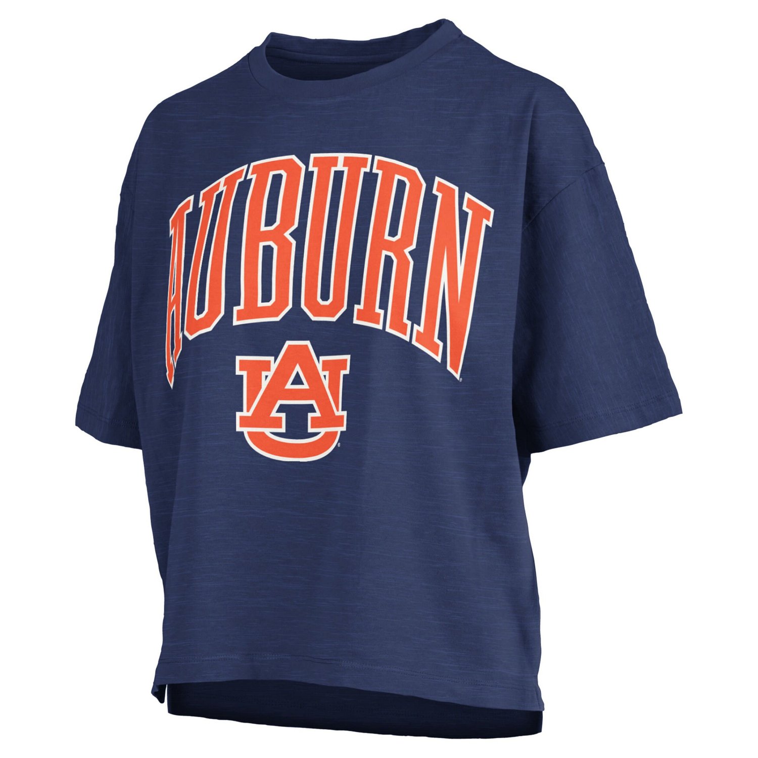 Pressbox Auburn Tigers Nelson Arch Over Logo Waist Length Oversized Slub T-Shirt - view number 2