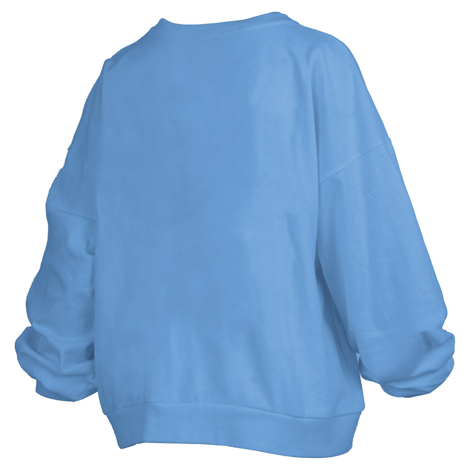 Pressbox Carolina North Carolina Tar Heels Janise Arch Over Logo Waist Length Oversized Pullover Sweatshirt - view number 3