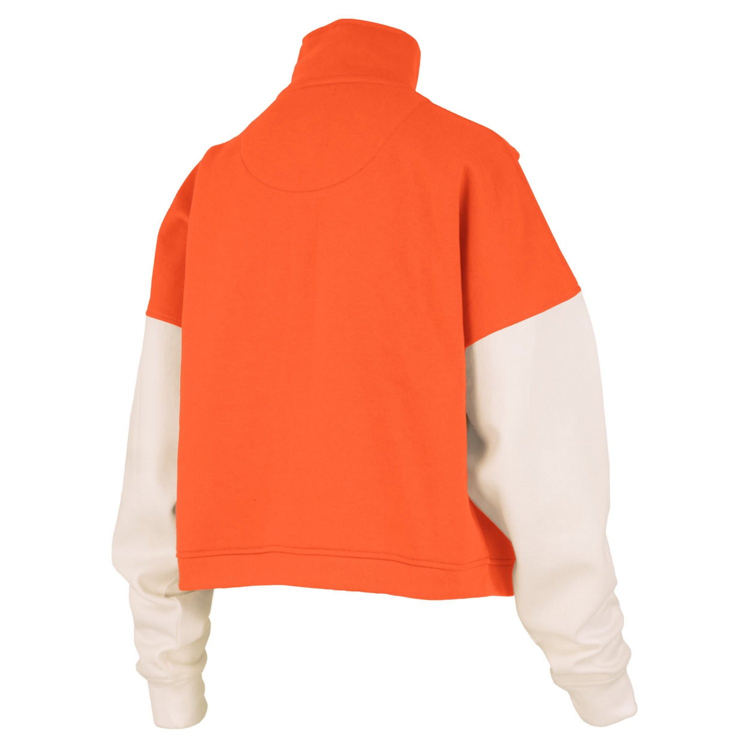 Pressbox Clemson Tigers Ferrara Color Block Quarter-Zip Sweatshirt - view number 3