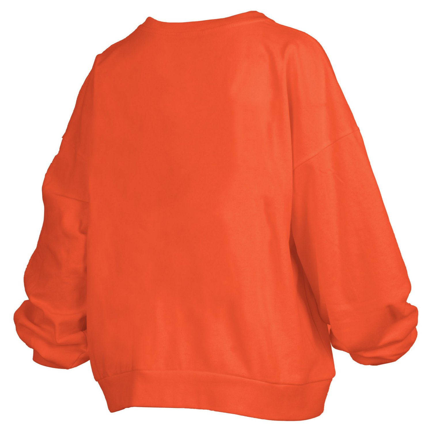 Pressbox Clemson Tigers Janise Arch Over Logo Waist Length Oversized Pullover Sweatshirt - view number 3