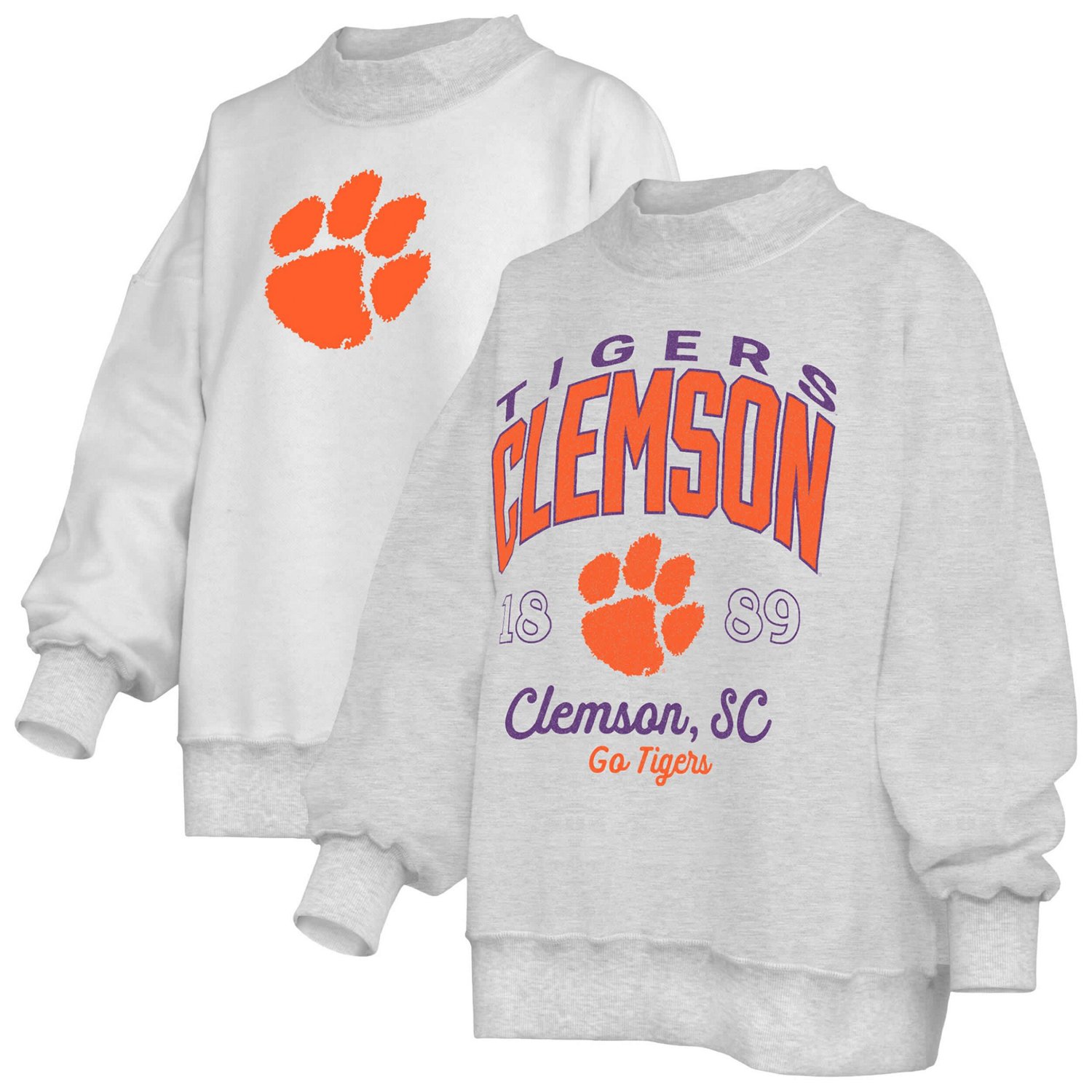 Pressbox Clemson Tigers Reversible Sweatshirt