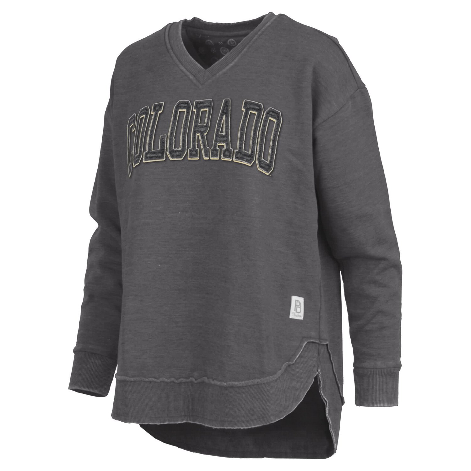 Pressbox Colorado Buffaloes Westin Poncho V-Neck Pullover Sweatshirt - view number 2